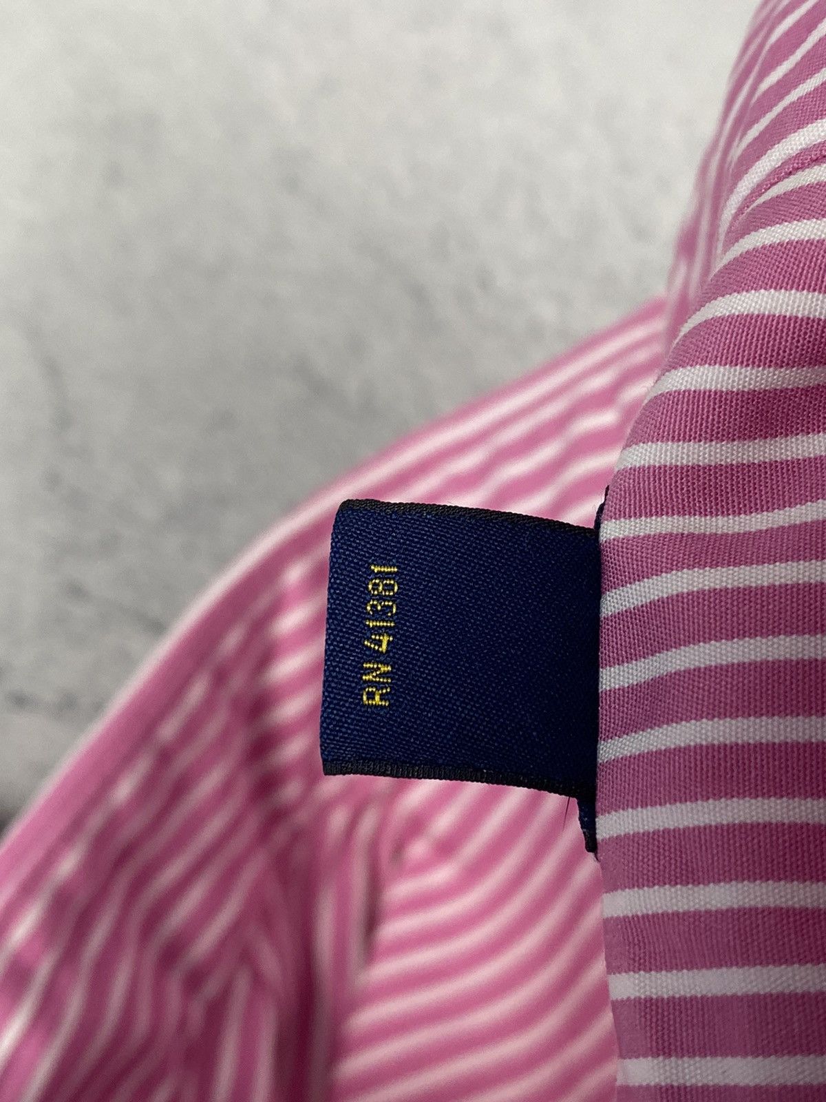 Polo Ralph Lauren Polo Ralph Lauren Striped Pink Button Up Shirt Long Sleeve Size US XL / EU 56 / 4 - 9 Thumbnail