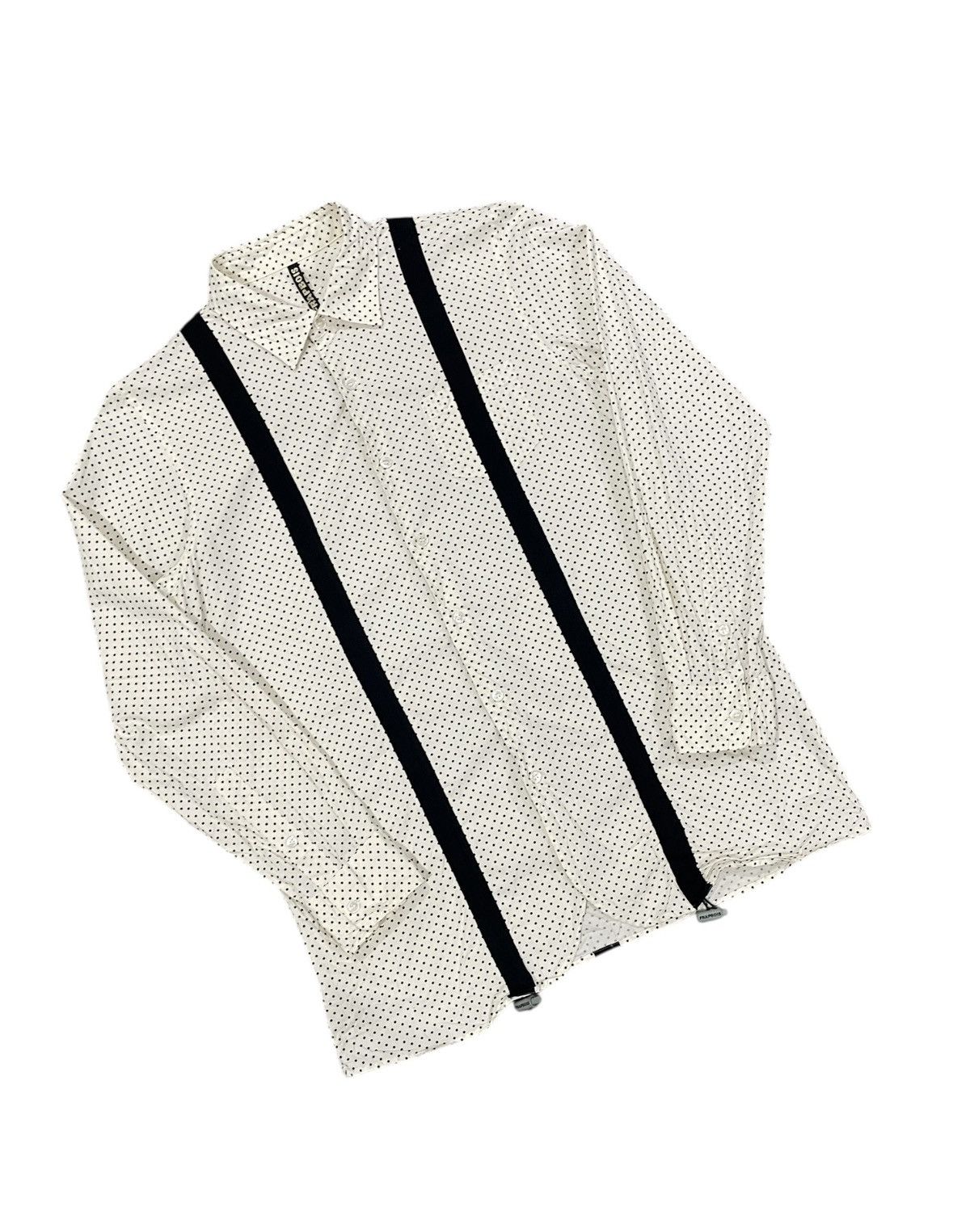 Frapbois Frapbois Issey Miyake Suspender Lining Dotted Iconic Shirtes Size US M / EU 48-50 / 2 - 5 Thumbnail