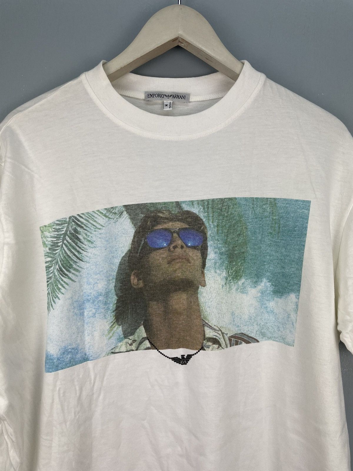 Emporio Armani Vintage Emporio Armani Bruce Weber photo print t shirt Size US M / EU 48-50 / 2 - 3 Thumbnail