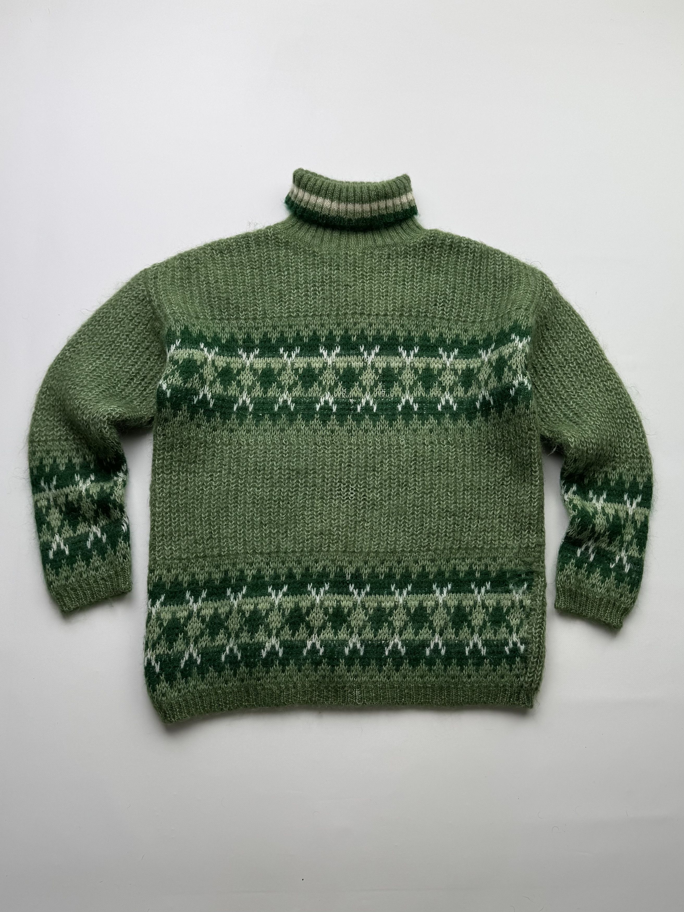 Vintage Vintage Mohair Wool Sweater B618(V441)E2 Size US S / EU 44-46 / 1 - 1 Thumbnail