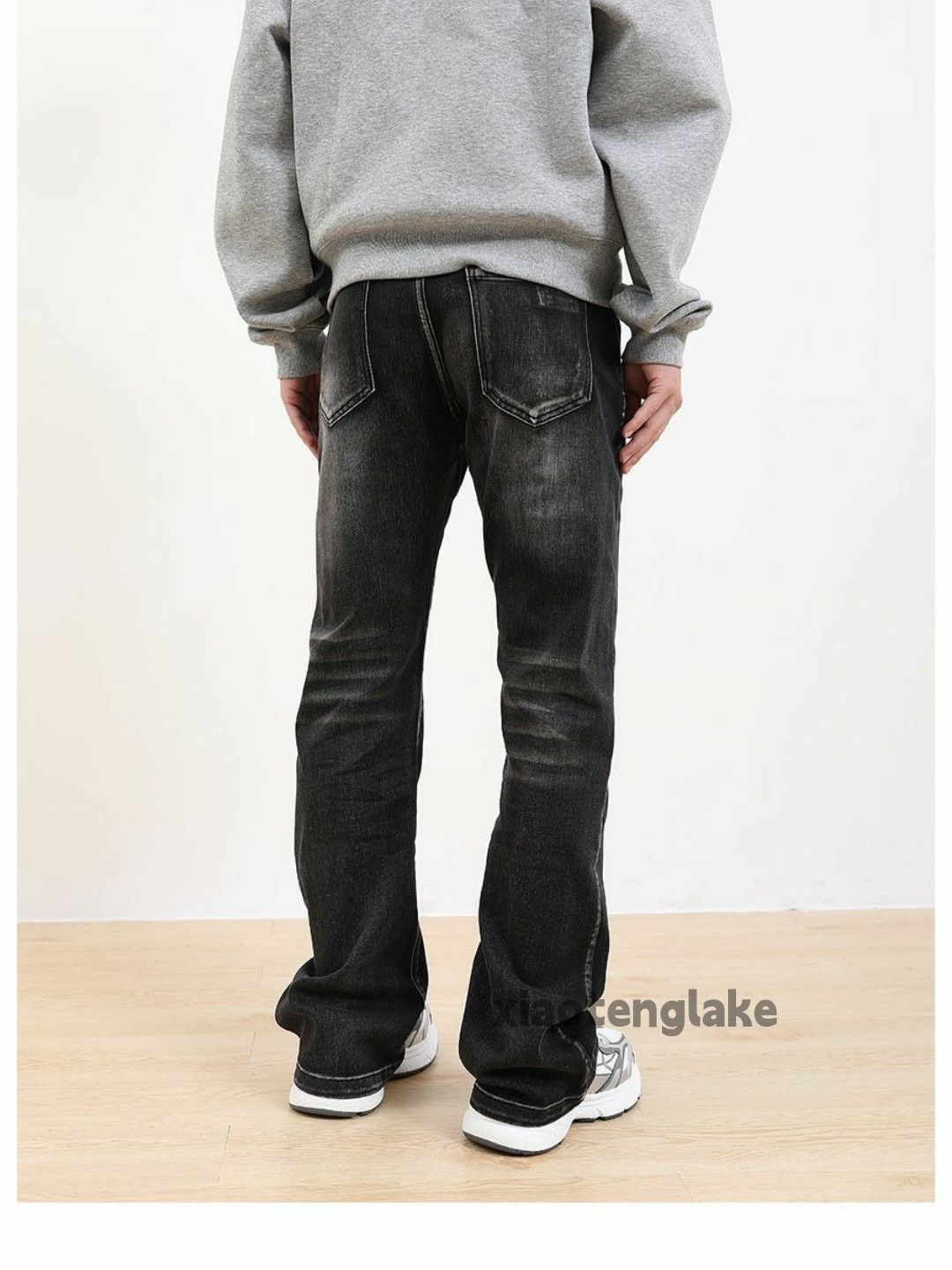 Jean × Vintage washed faded cleanfit yuppie y2k bootcut grunge jeans Size US 30 / EU 46 - 2 Thumbnail