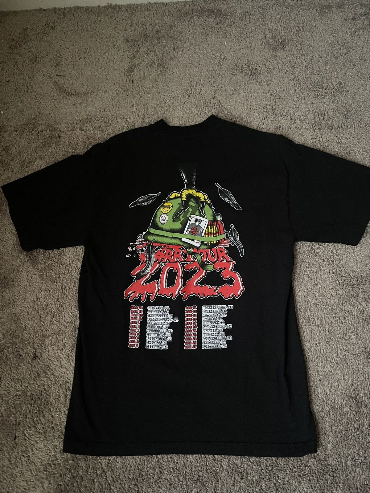 Band Tees Kankan RR Tour Tee 2023 Size US M / EU 48-50 / 2 - 2 Thumbnail