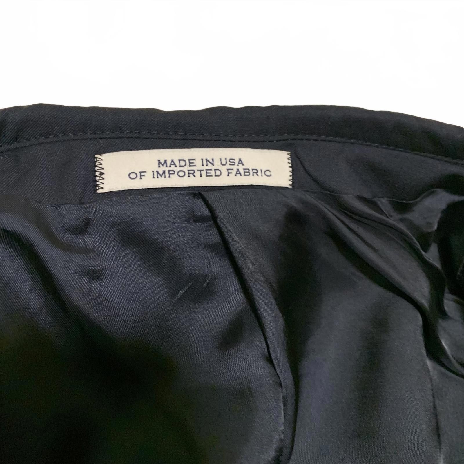 Joseph Abboud VTG Joseph Abboud 40L Black Wool Blazer Made in USA Size 40L - 8 Thumbnail