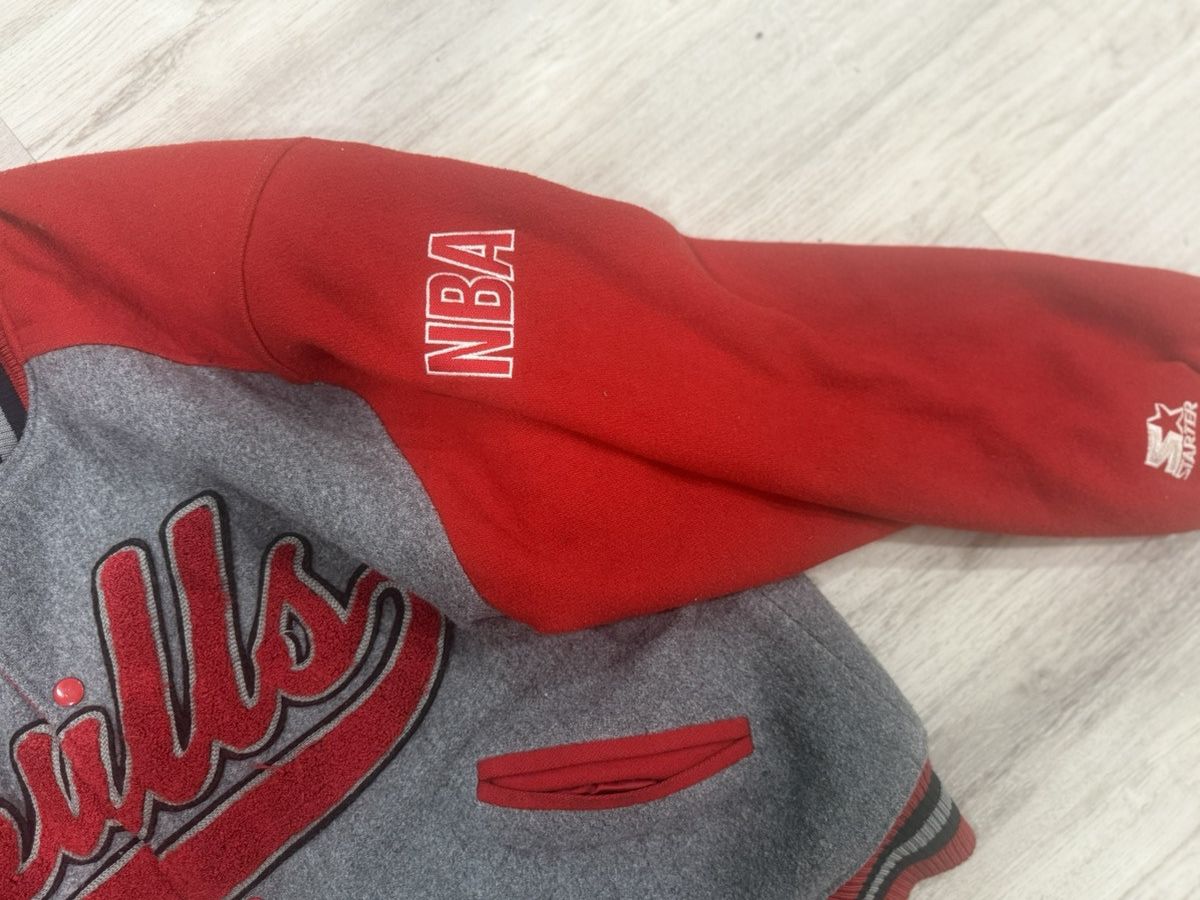 Other Chicago Bulls Vintange Starter Jacket Size US L / EU 52-54 / 3 - 3 Thumbnail