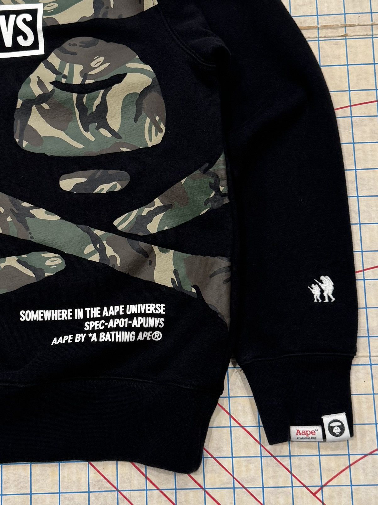 Aape Aape by A Bathing Ape Black Crewneck Sweater Mens Small Size US S / EU 44-46 / 1 - 4 Thumbnail