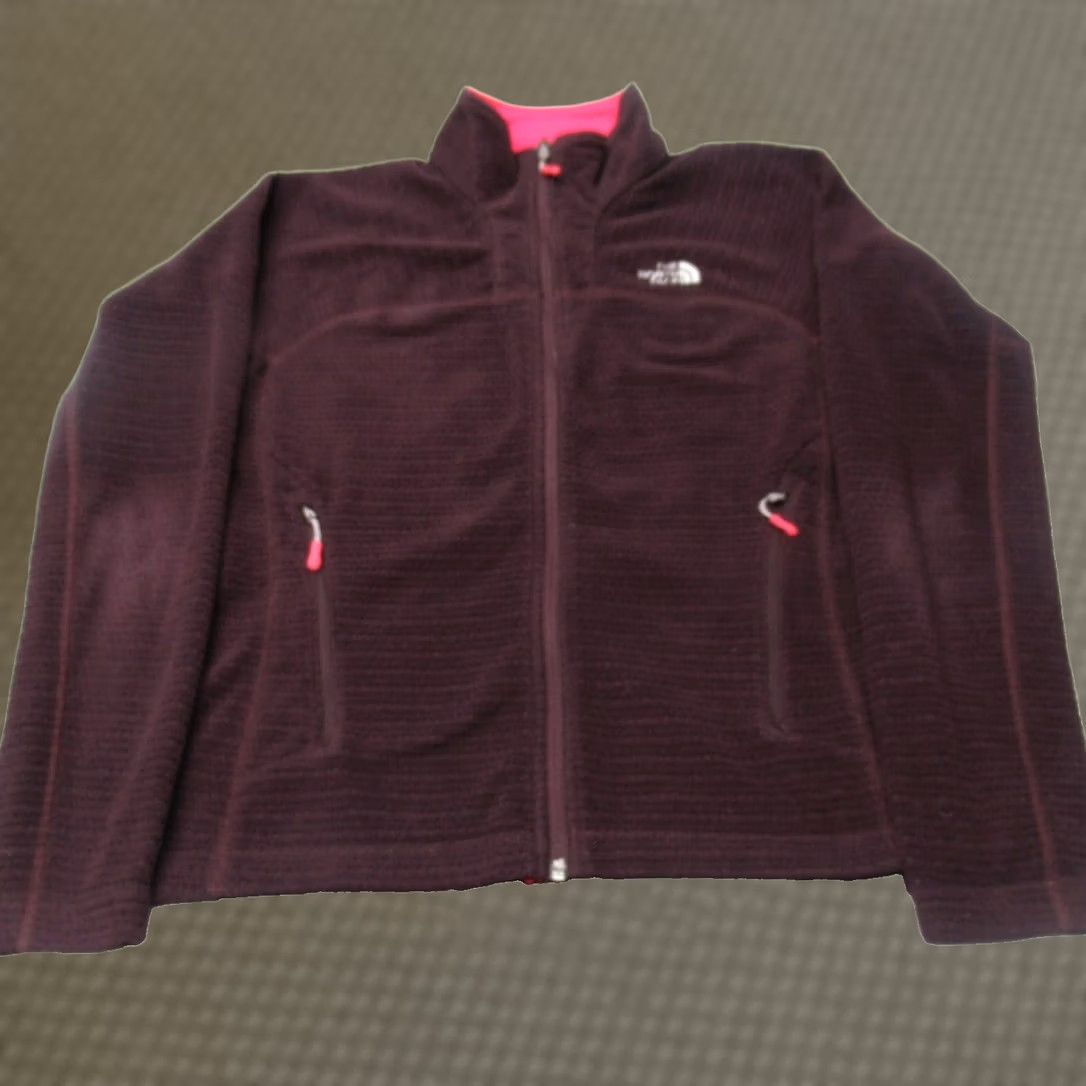 The North Face The North Face Jacket Womens Medium Purple Polartec Ful Zip Fuzzy Size M / US 6-8 / IT 42-44 - 1 Thumbnail