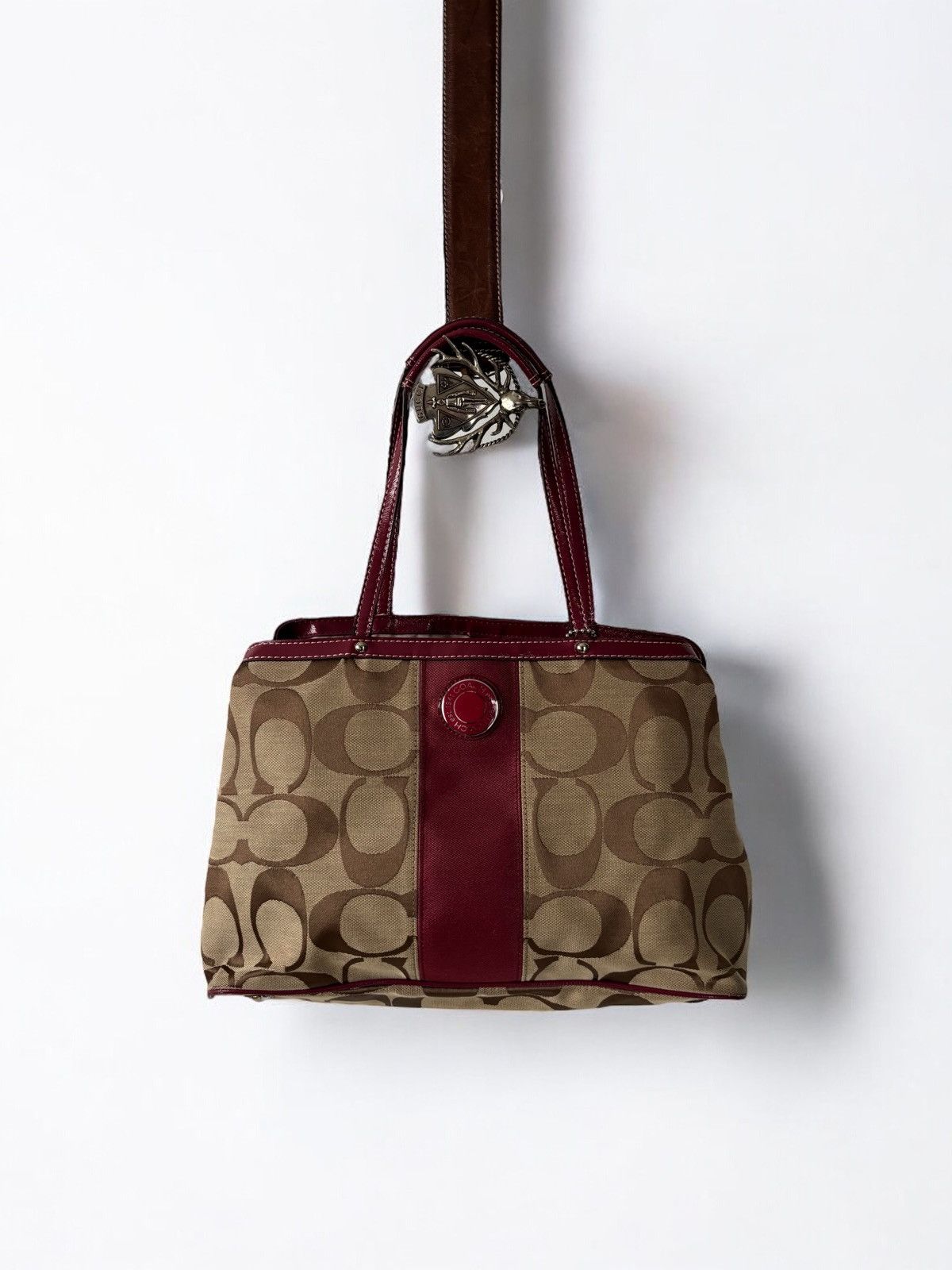 Vintage Coach Monogram Canvas bag