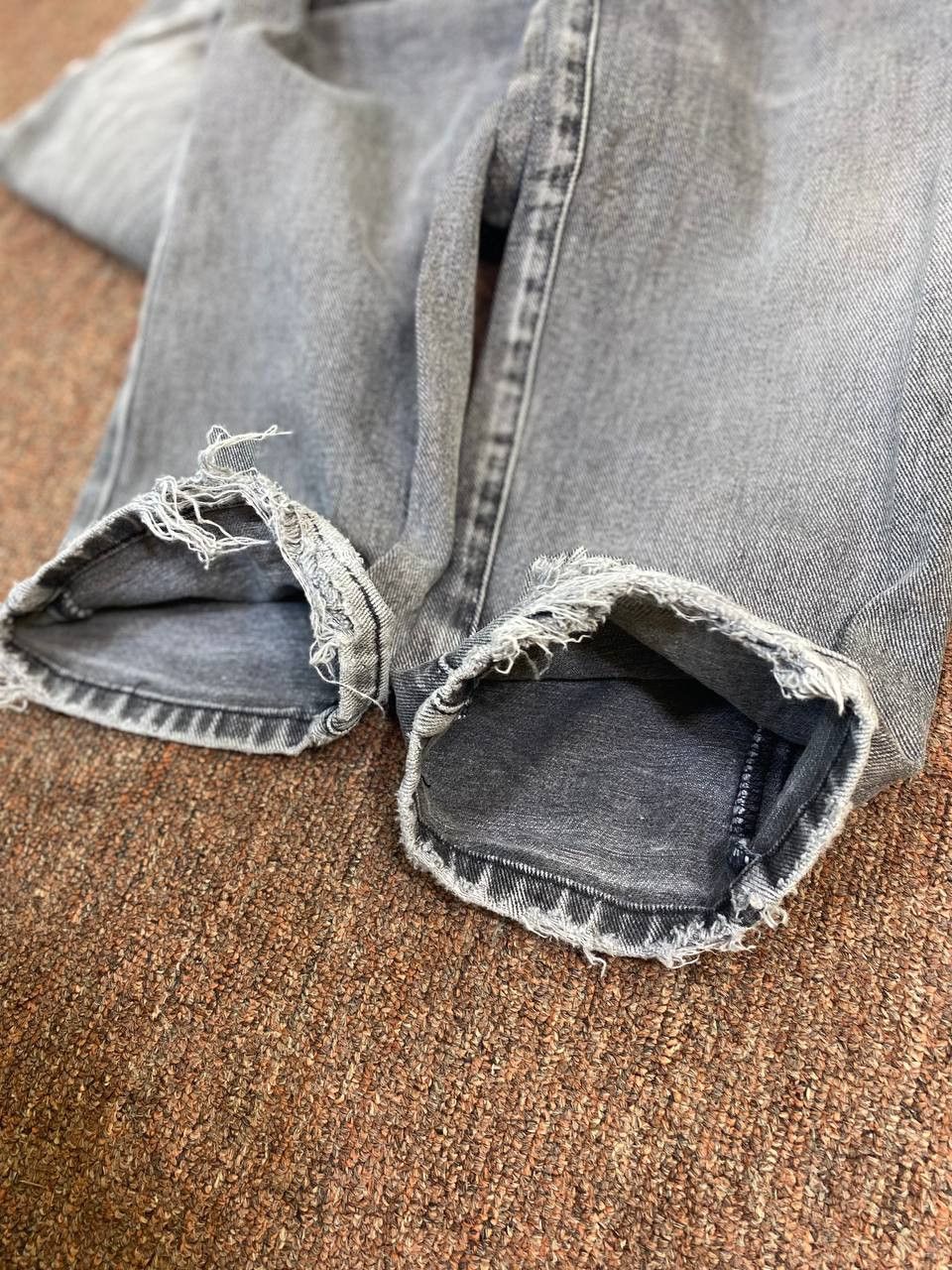 vintage calvin klein distressed denim made in usa