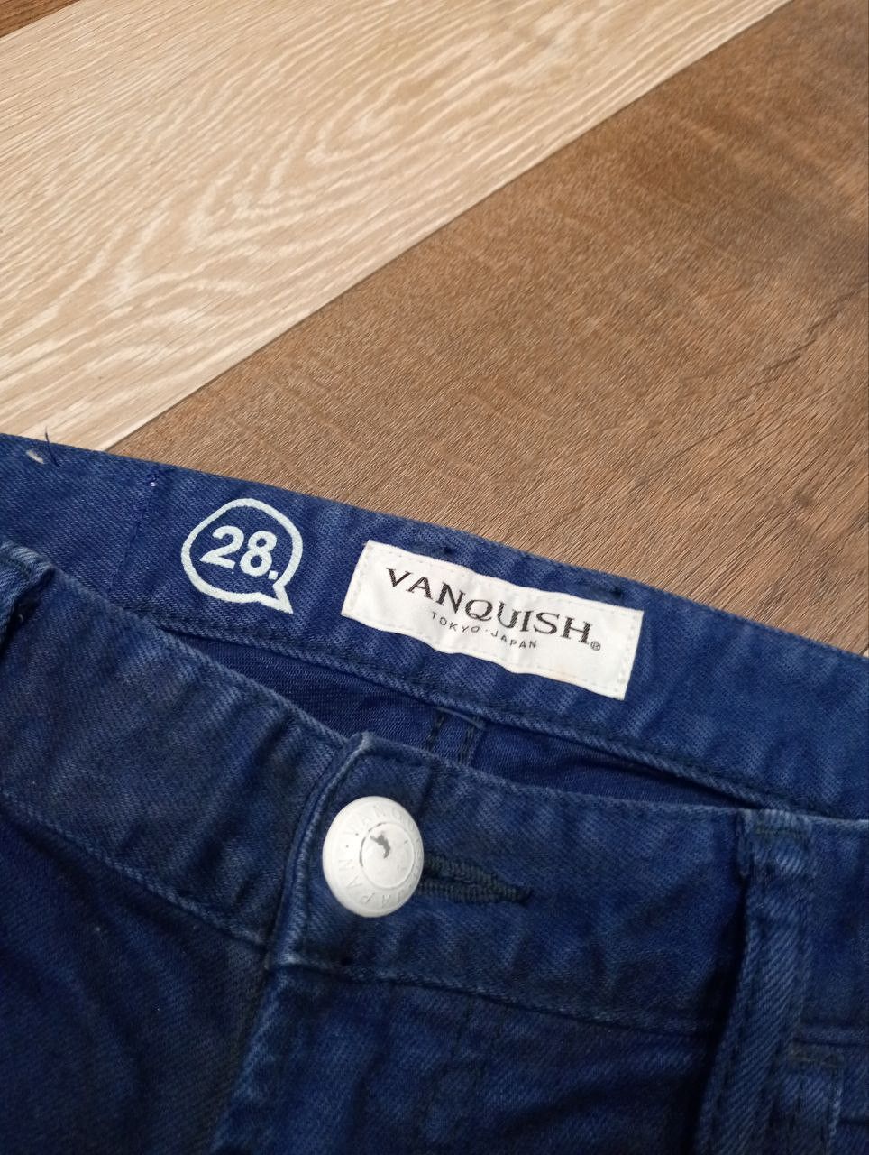 Vanquish VANQUISH JAPAN BLUE PAINTER STRETCH JEANS - SIZE 28 Size US 28 / EU 44 - 5 Thumbnail