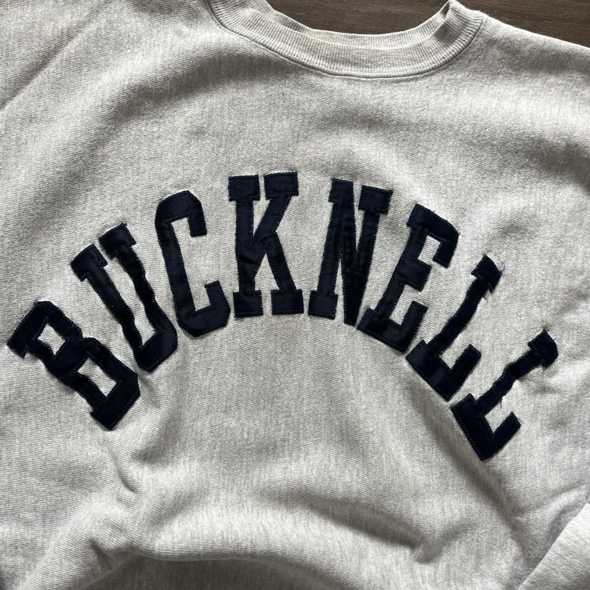 Champion × Vintage Vintage 80s Champion Reverse Weave Crewneck Bucknell Size US XL / EU 56 / 4 - 3 Thumbnail