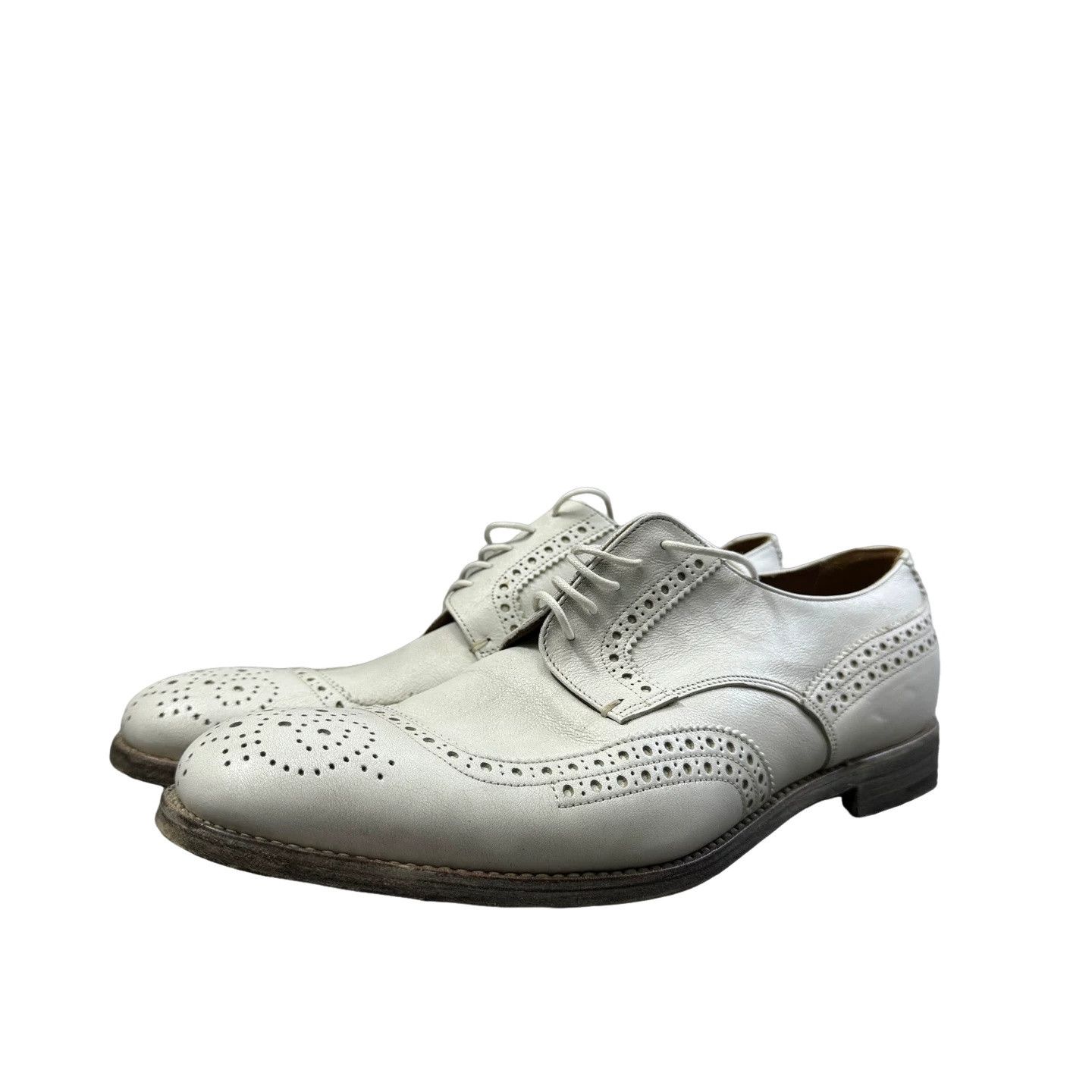 Prada Prada low white leather shoes 4E 2996 | Grailed