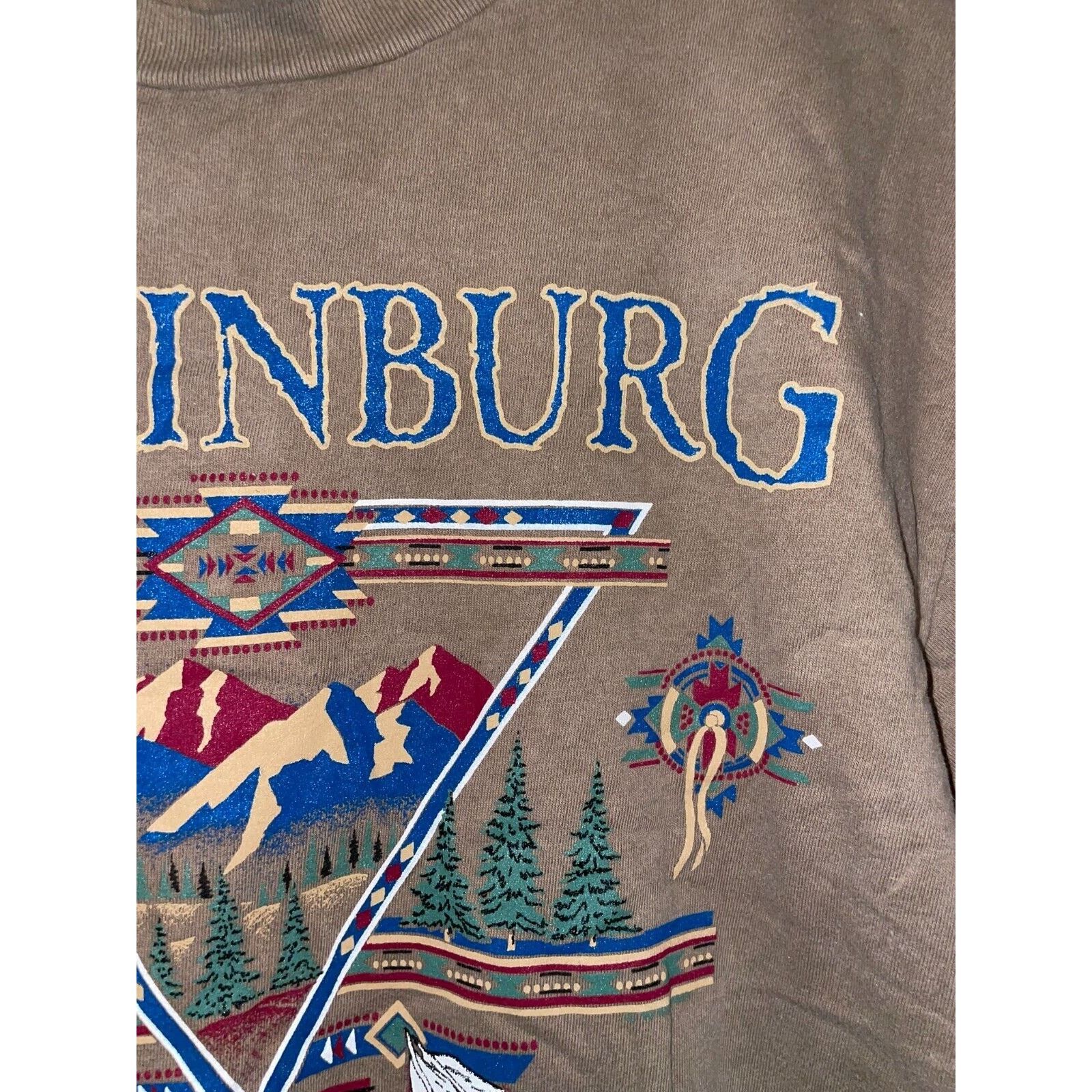 Vintage Vintage Gatlinburg Shirt Oneita Mountain Brown Tee 90s VTG L Size US L / EU 52-54 / 3 - 5 Thumbnail