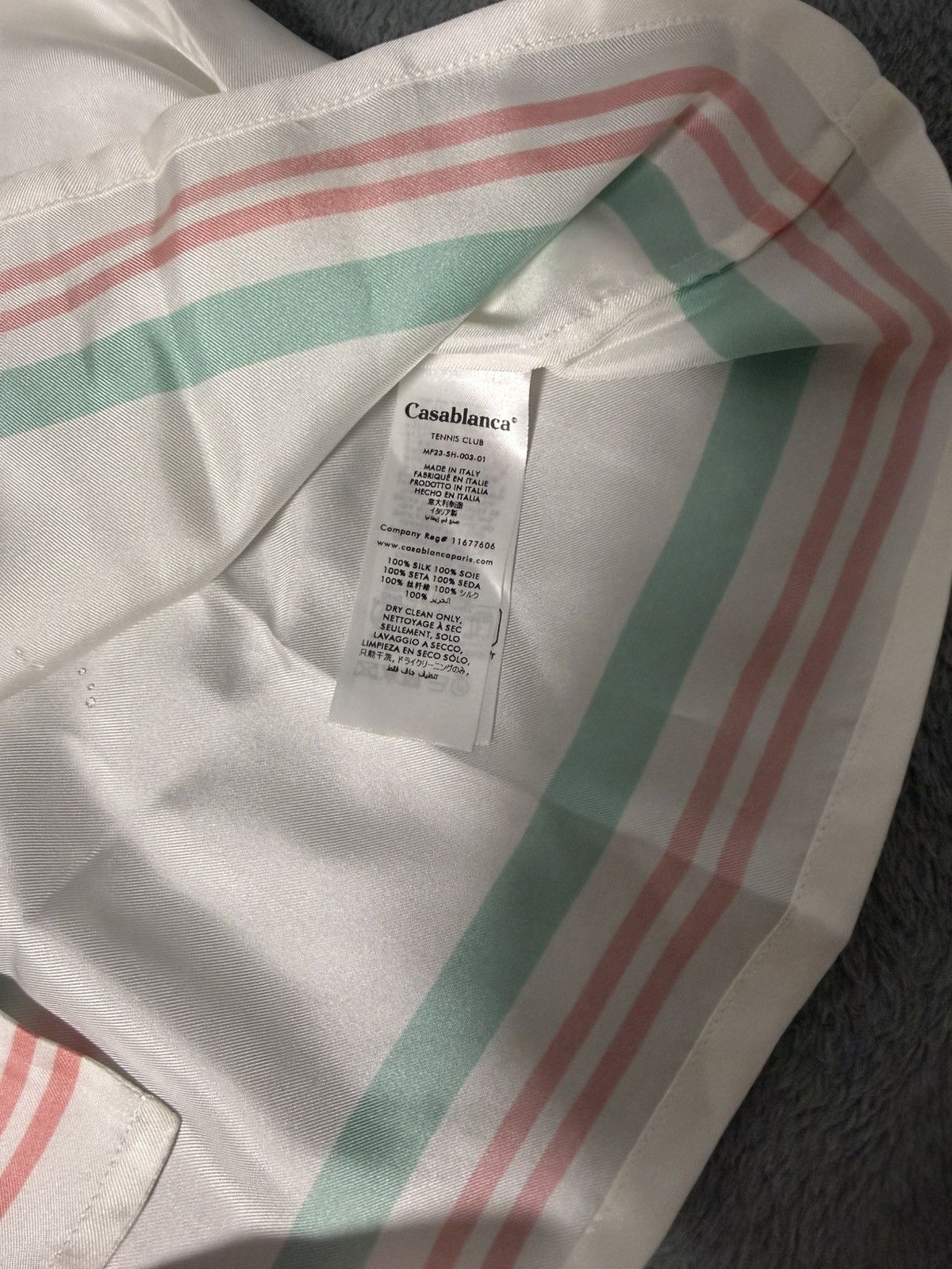 Casablanca Casablanca tennis club shirt Size US M / EU 48-50 / 2 - 4 Thumbnail