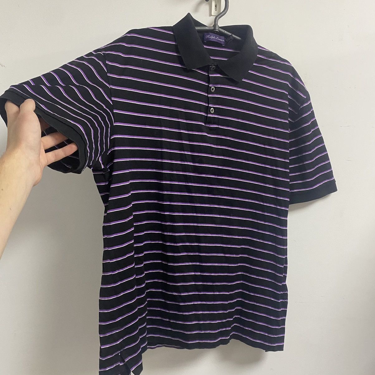 Polo Ralph Lauren Vintage Polo Ralph Lauren Purple Label Tag Shirt Logo Size US XL / EU 56 / 4 - 3 Thumbnail