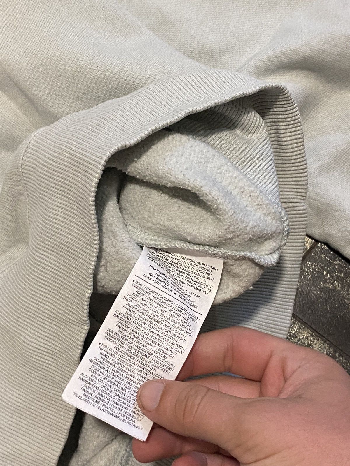 Nike × Vintage Nike Oversized fit distressed vintage sweatshirt Size US XL / EU 56 / 4 - 8 Thumbnail