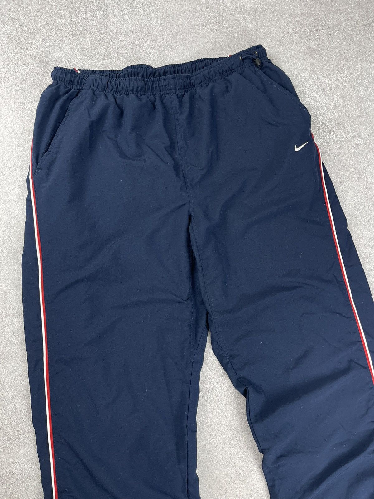 Nike × Vintage Vintage Nike Track Pants Swoosh Logo Y2k Style Size US 38 / EU 54 - 2 Thumbnail