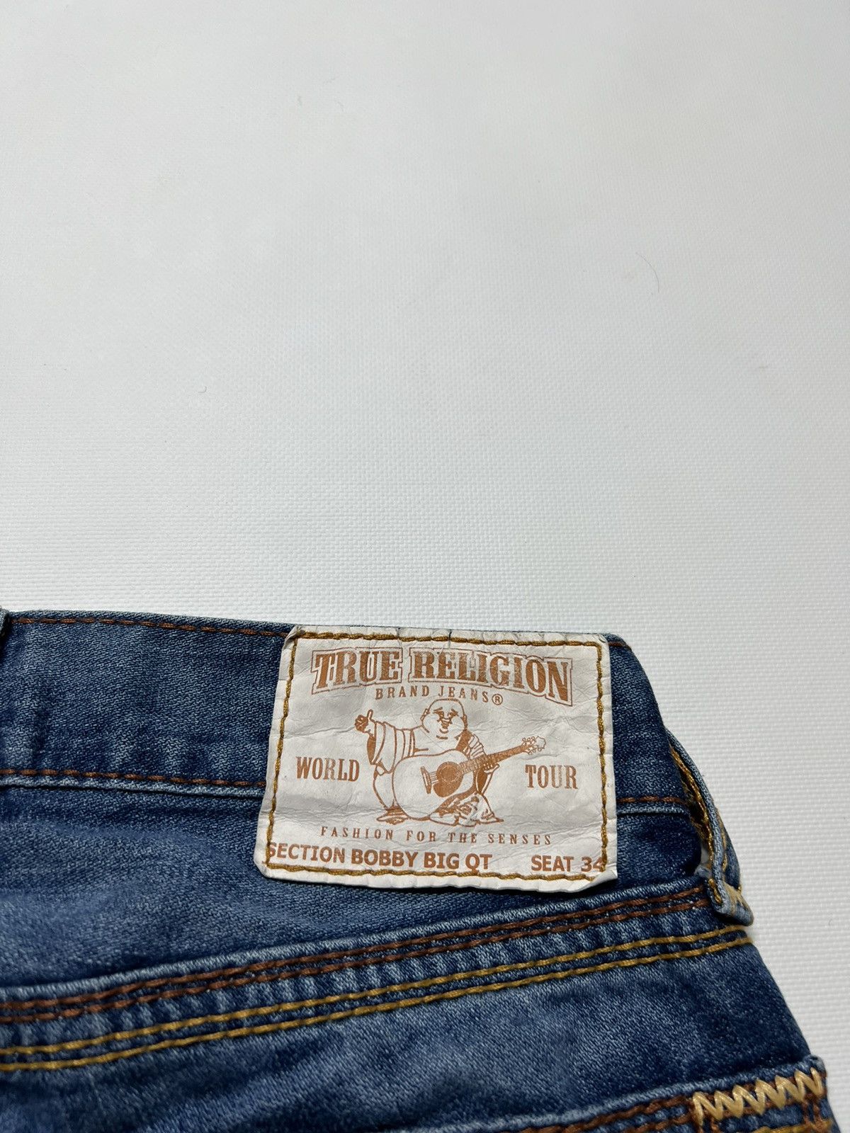 True Religion Vintage Y2k True Religion 💙 Custom Denim Shorts USA 00’s Size US 28 / EU 44 - 4 Thumbnail