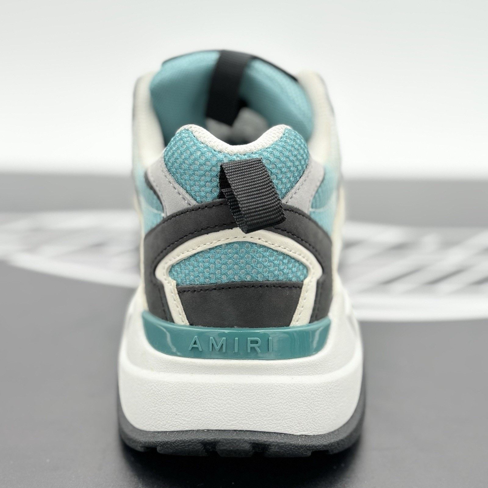 Amiri Amiri Bone Runner ' White Black Blue Grass ' | SUPER CLEAN! Size US 11 / EU 44 - 3 Thumbnail