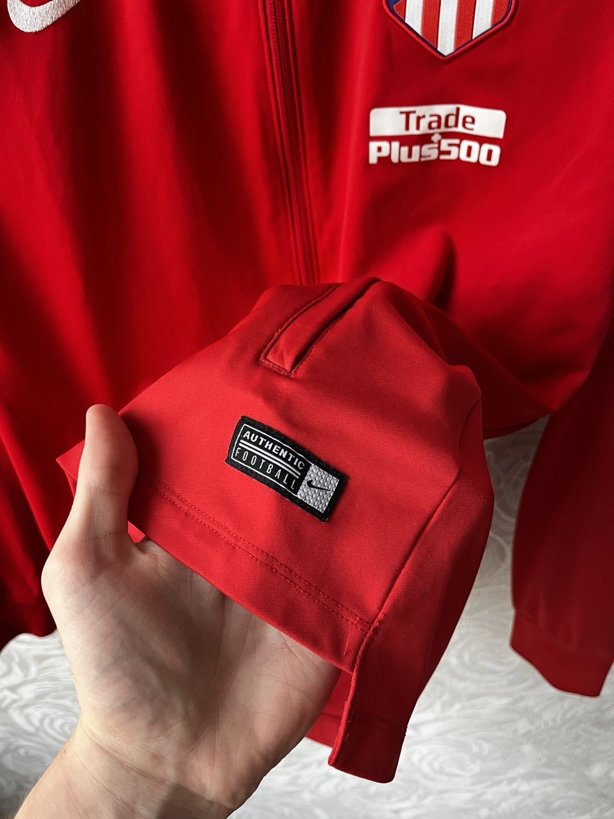 Nike Nike Atletico Madrid FC 2017/18 Football Track Jacket Red M Size US M / EU 48-50 / 2 - 3 Thumbnail