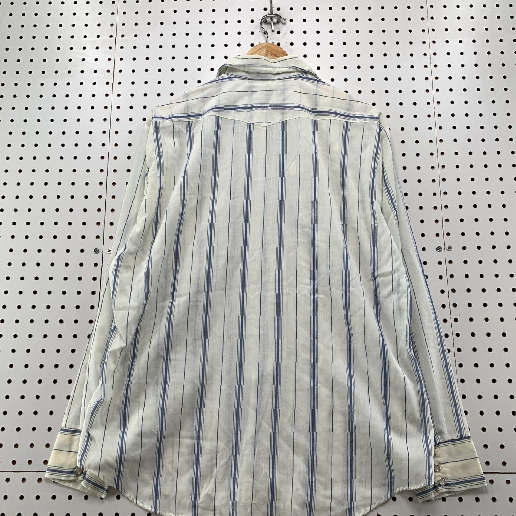 Vintage VINTAGE Round-Up Snap Shirt Mens Large White Western Rodeo Graphic Size US L / EU 52-54 / 3 - 6 Thumbnail