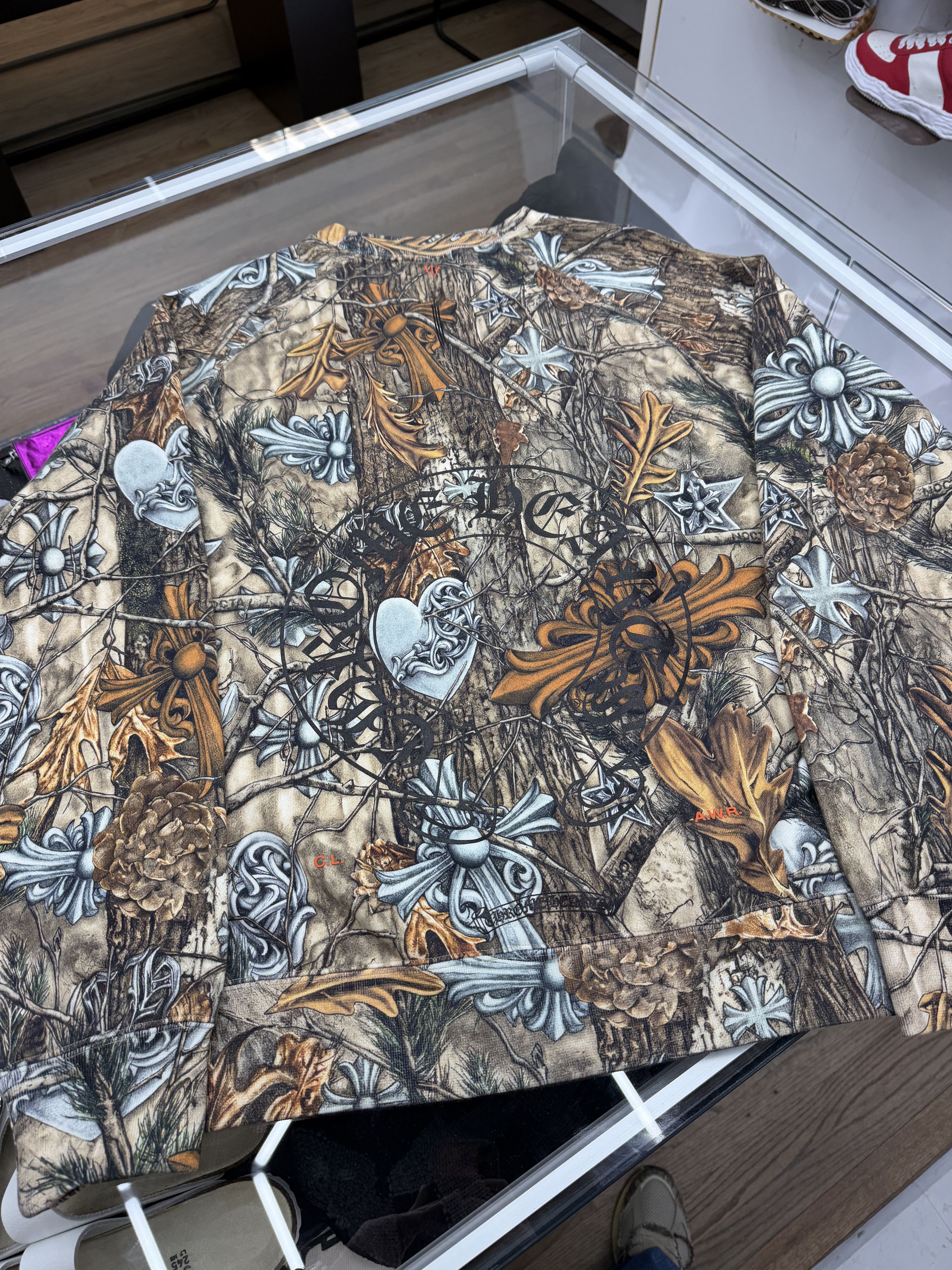Chrome Hearts × Drake Chrome Hearts x Nike x NOCTA Horseshoe Crewneck Camo Size US L / EU 52-54 / 3 - 12 Thumbnail