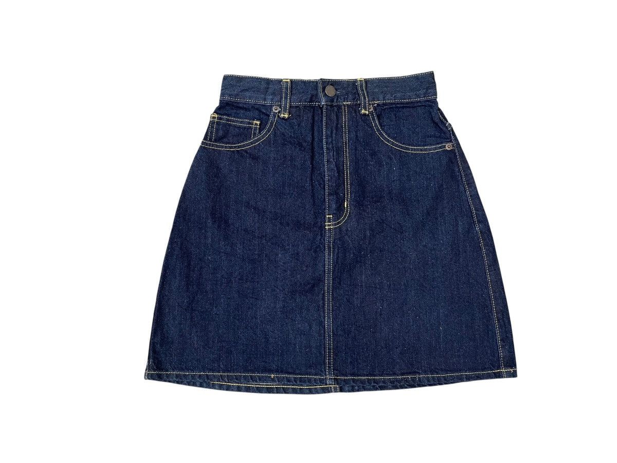 GU Vintage GU Mini Skirt Streetwear Size 24" / US 00 / IT 34 - 1 Thumbnail