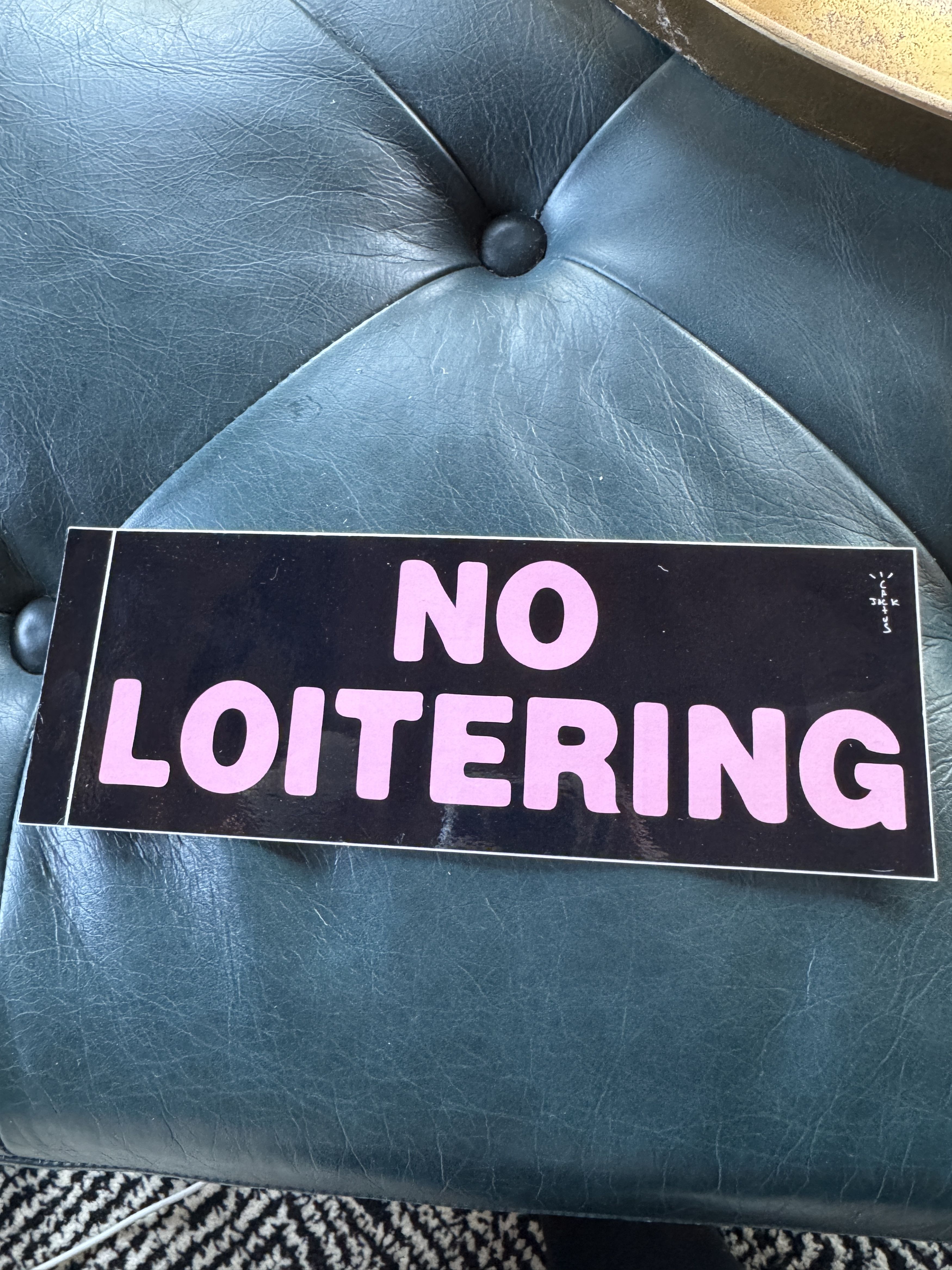 Travis Scott Travis Scott No Loitering Sticker Size ONE SIZE - 1 Thumbnail