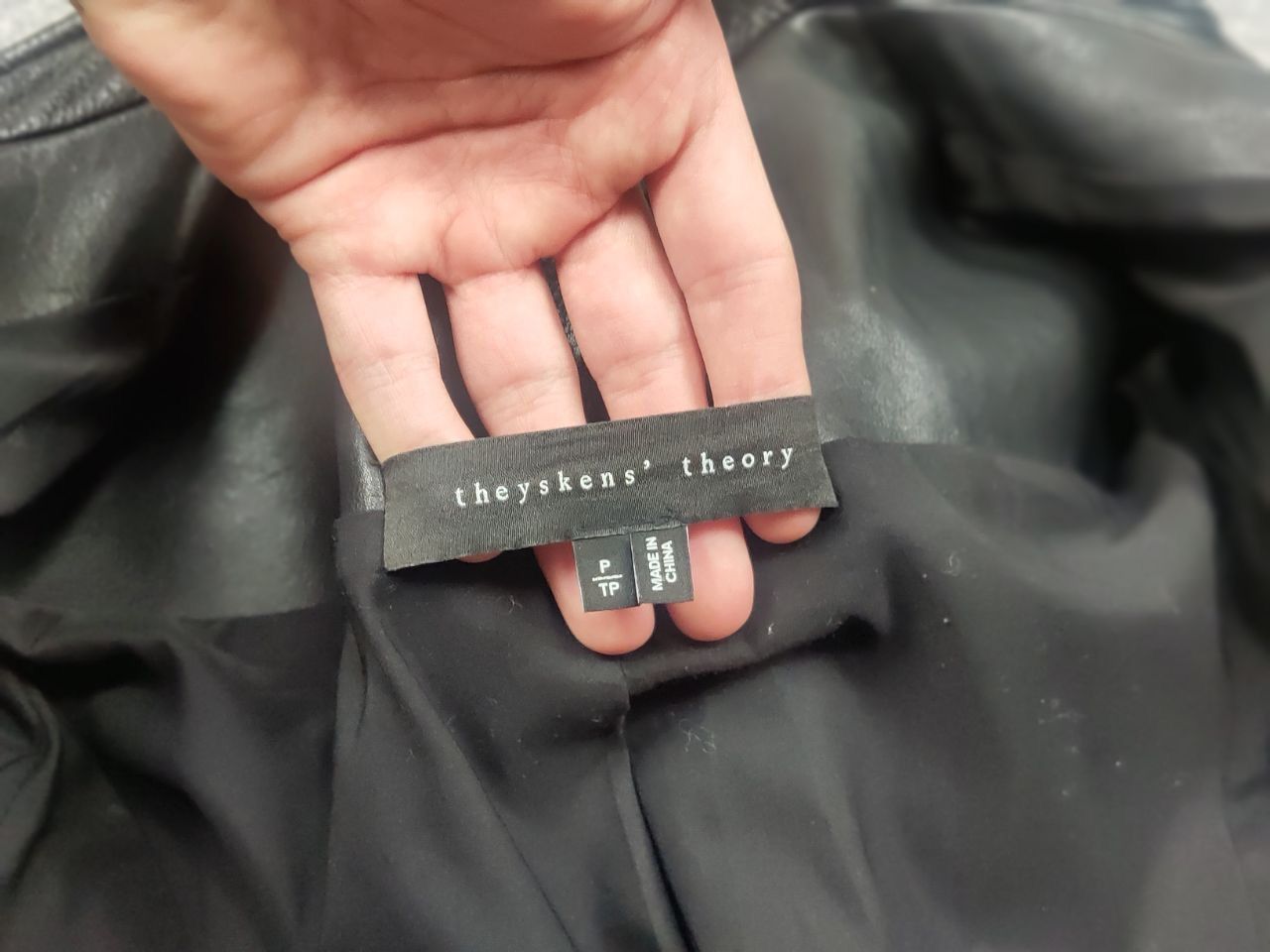 Theory Theyskens' Theory Black Leather Jacket with Zipper Accents Size S / US 4 / IT 40 - 16 Thumbnail