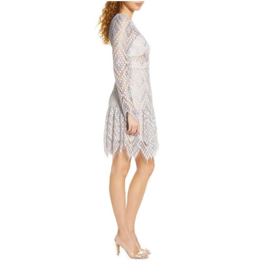 Anthropologie NWT New Anthropologie FOXIEDOX Clara Crochet Lace Long Slee Size S / US 4 / IT 40 - 8 Thumbnail