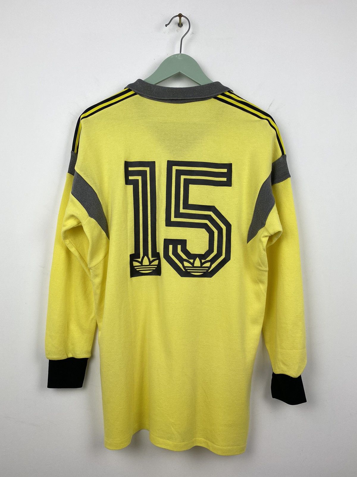 Vintage Vintage Adidas Winterthur 1980s #15 Ventex Soccer Jersey Size US M / EU 48-50 / 2 - 1 Thumbnail