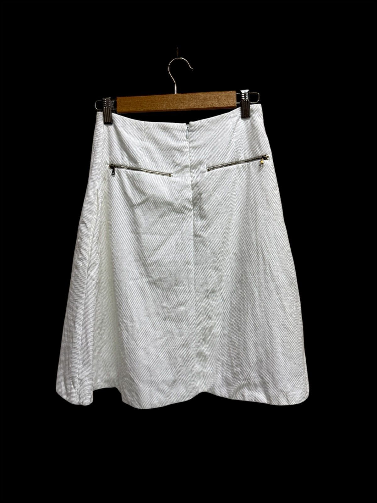 Acne Studios Acne Studios Piana Pique SS15 Midi Skirt Double Breasted Size 26" / US 2 / IT 38 - 2 Thumbnail