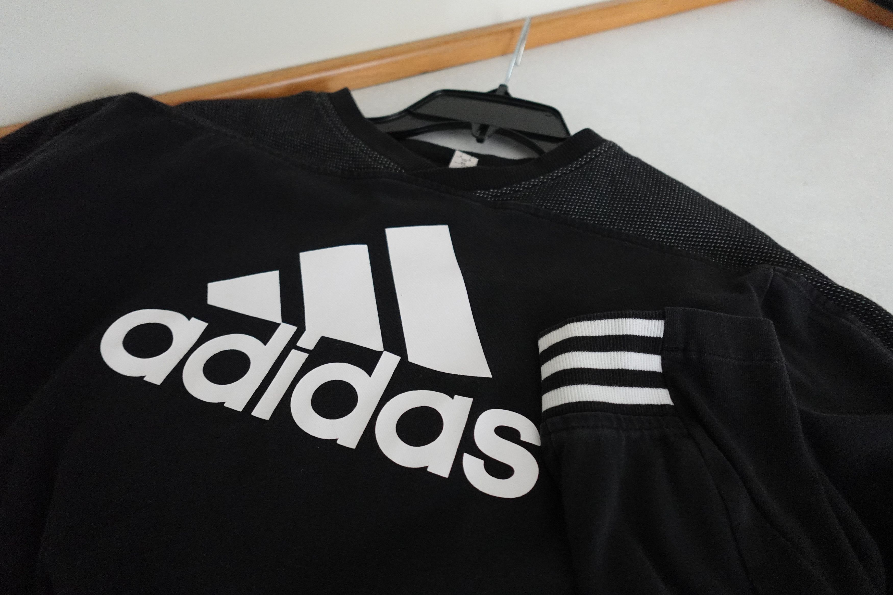 Adidas Adidas Men's Crew Sweater Black Sweatshirts Regular Size US M / EU 48-50 / 2 - 5 Thumbnail