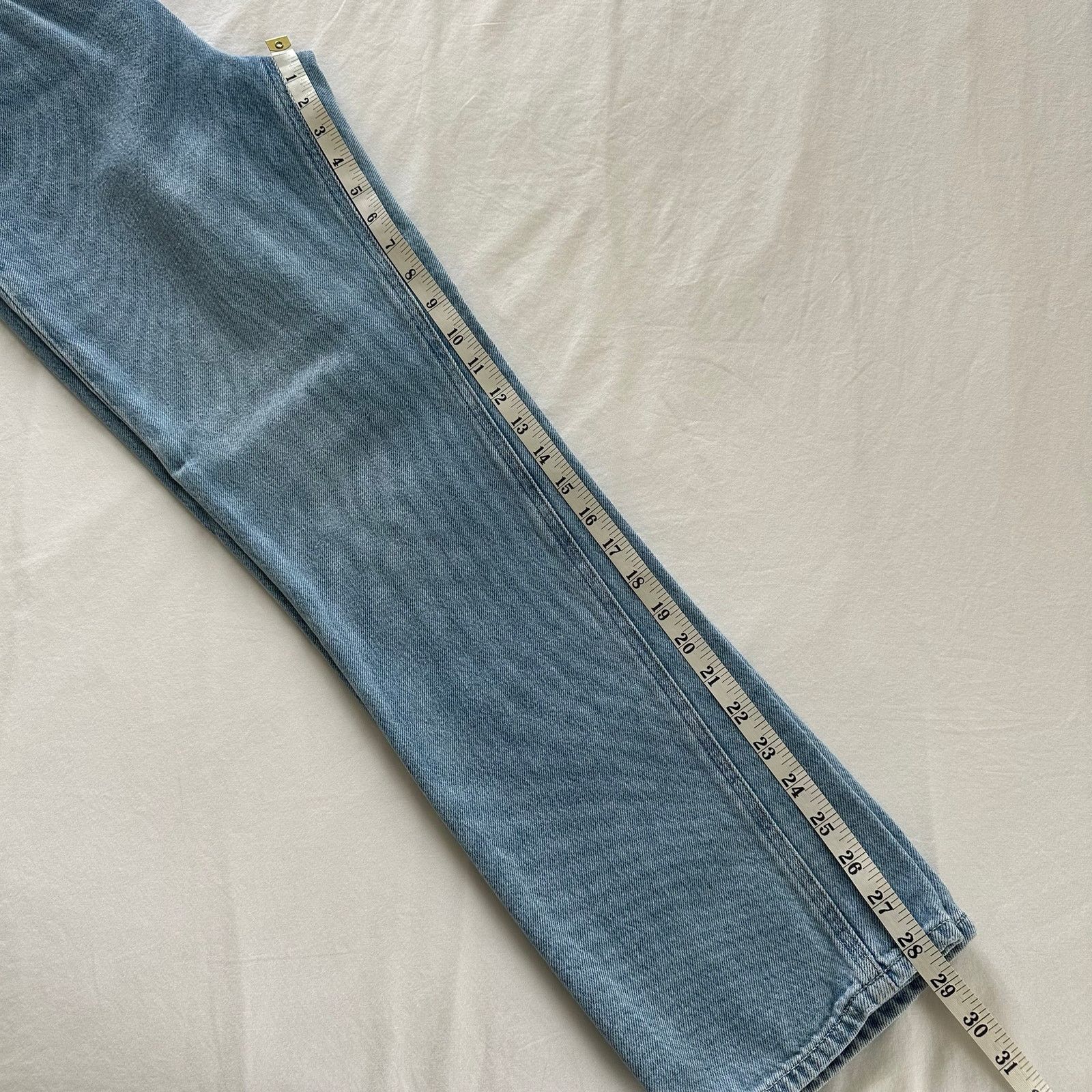 Paige Paige Denim Noella Straight Relaxed Medium Light Wash 27x29 Size 27" / US 4 / IT 40 - 13 Thumbnail