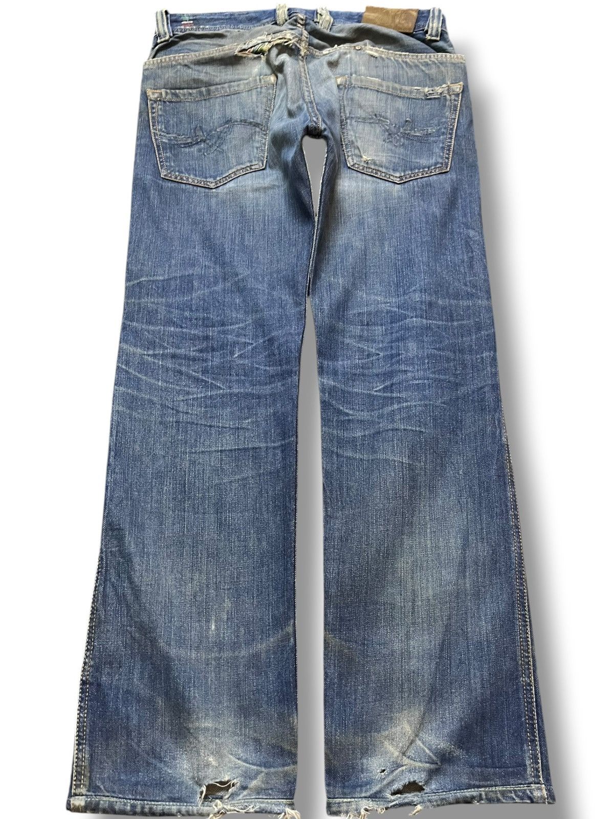 Diesel Vintage Diesel Paddom Mudwash Ripped Distressed Denim Size US 31 - 7 Thumbnail