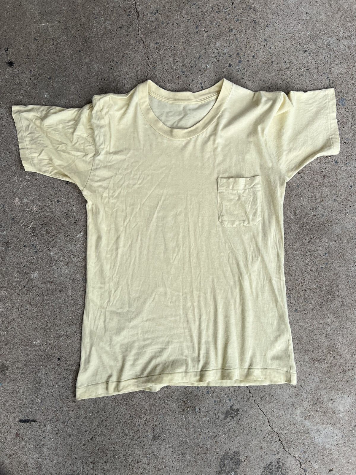 Vintage PAPER THIN Thrashed 90s Pocket Tee Distressed Size US M / EU 48-50 / 2 - 1 Thumbnail