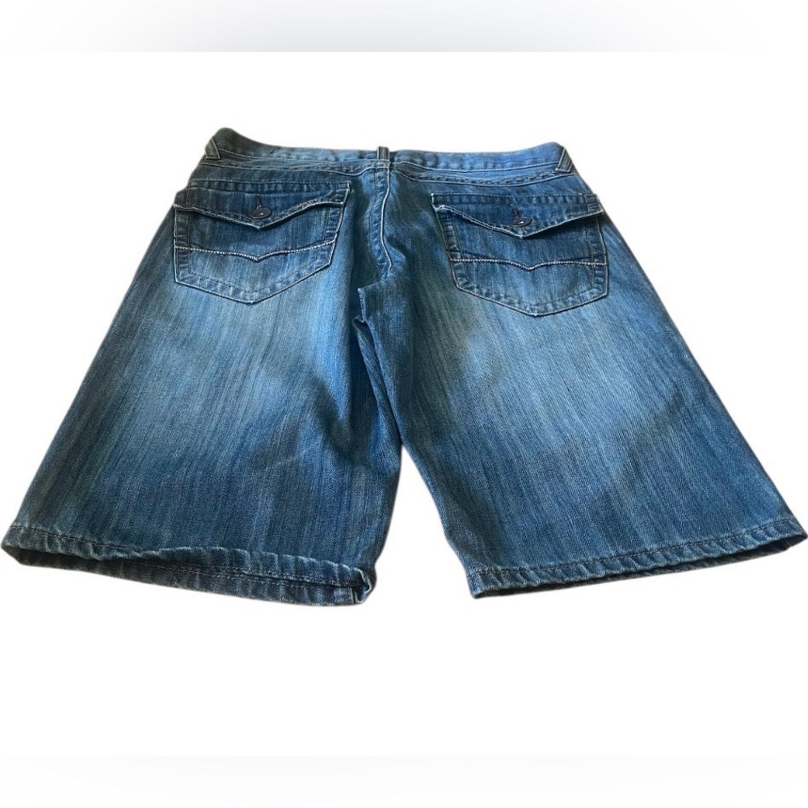 Guess Men's Blue Denim Guess Jeans Shorts, size 33 Size US 33 - 2 Thumbnail