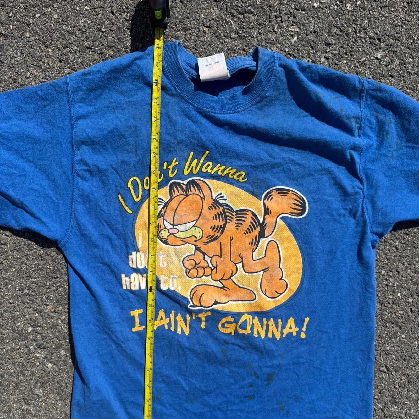 Other Vintage 90s Garfield “I Ain’t Gonna” T-Shirt Size Medium Size US M / EU 48-50 / 2 - 5 Thumbnail