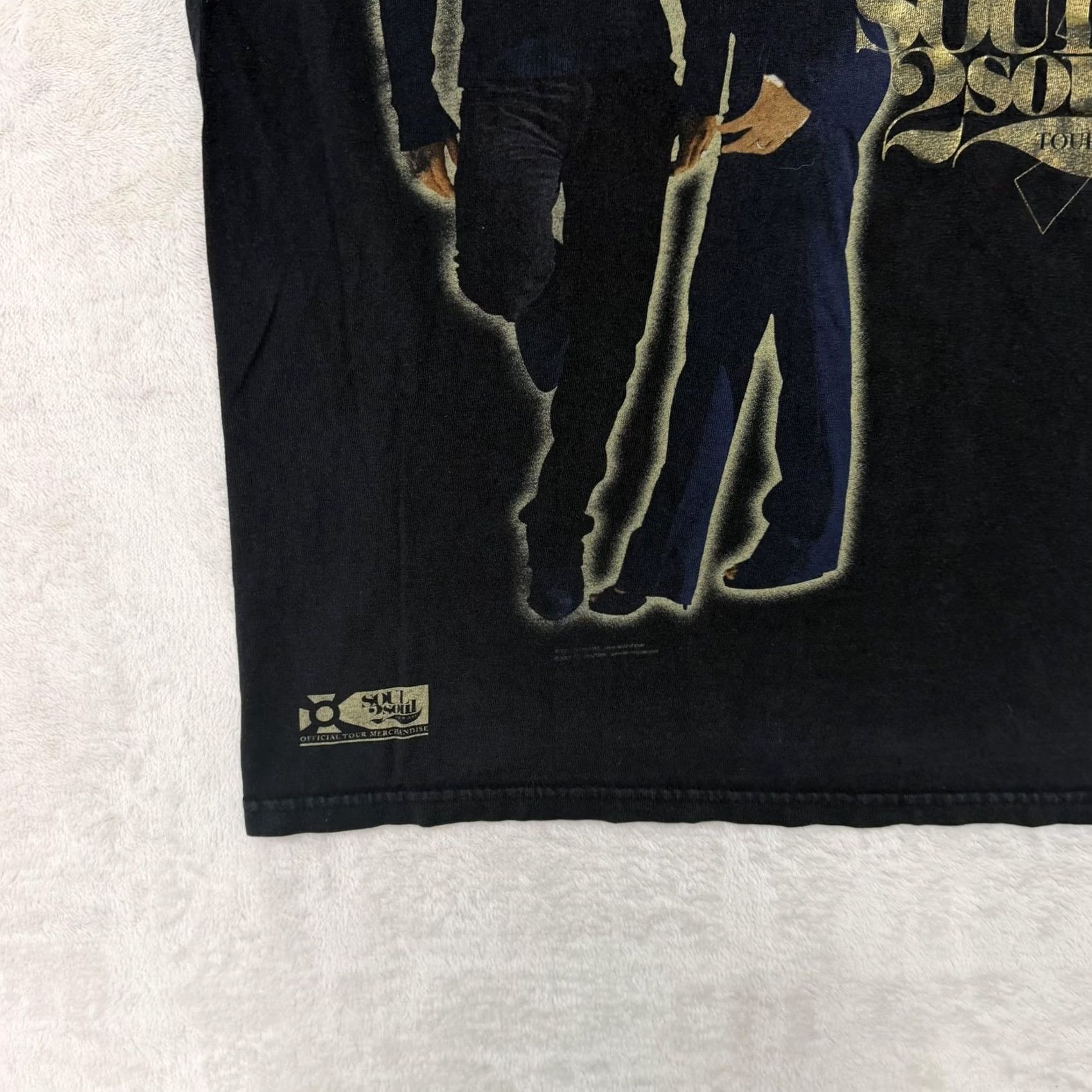 Vintage VINTAGE Tim McGraw Faith Hill Soul2Soul Tour Shirt Mens Large Black Double Sided Size US L / EU 52-54 / 3 - 7 Thumbnail