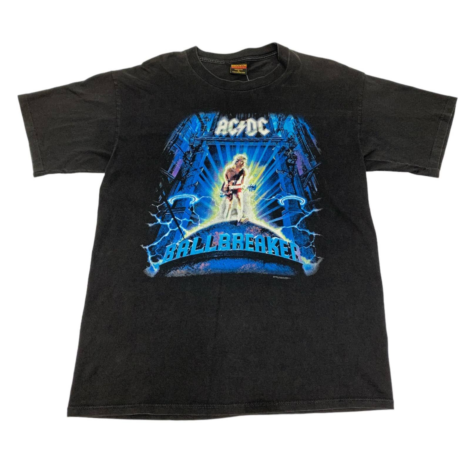 Image of Screen Stars 1994 Acdc Ballbreaker Tee XL in Black, Men's