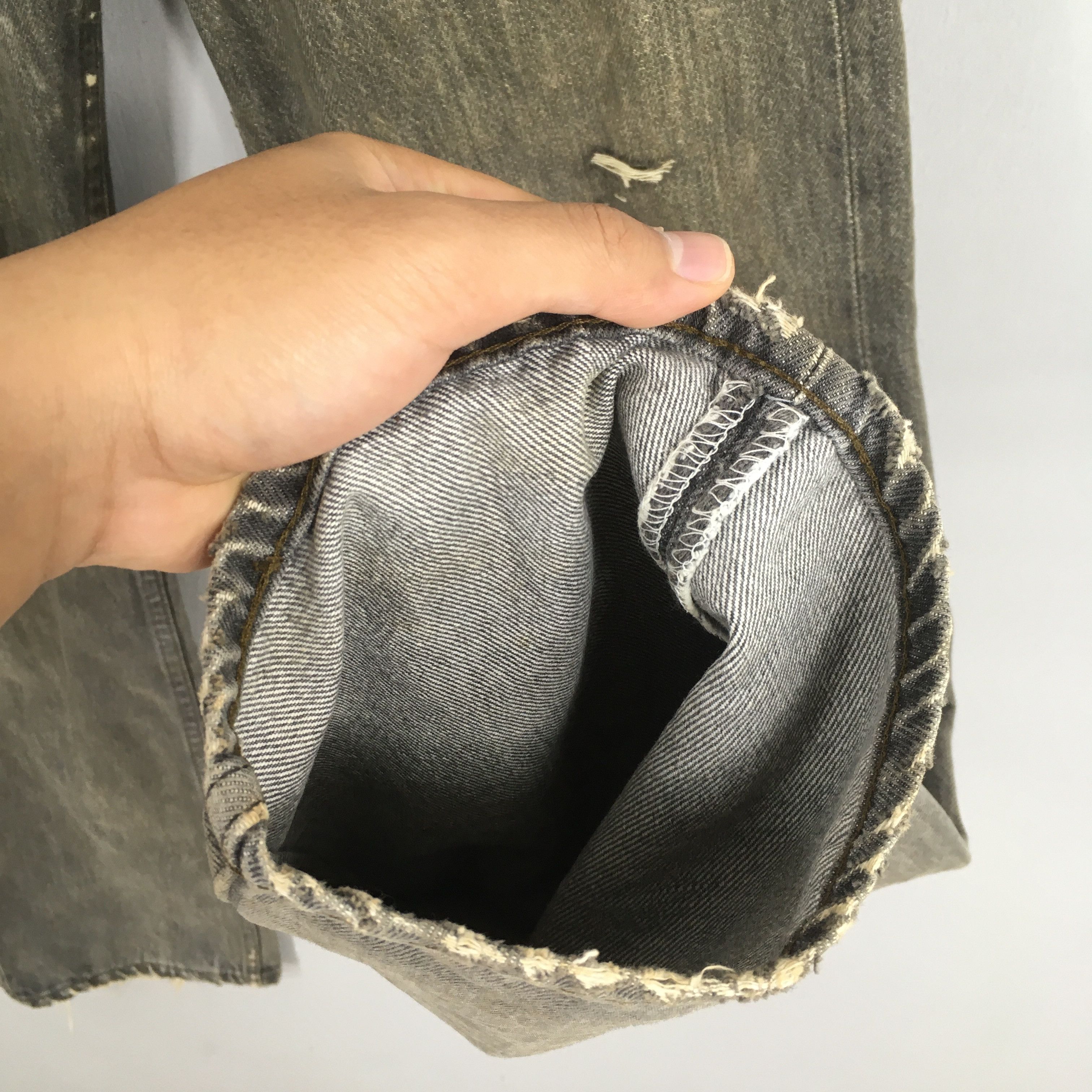 Levi's Size 31x29 Vintage 90s Levi's 501 Black Jeans S1375 Size US 31 - 5 Thumbnail