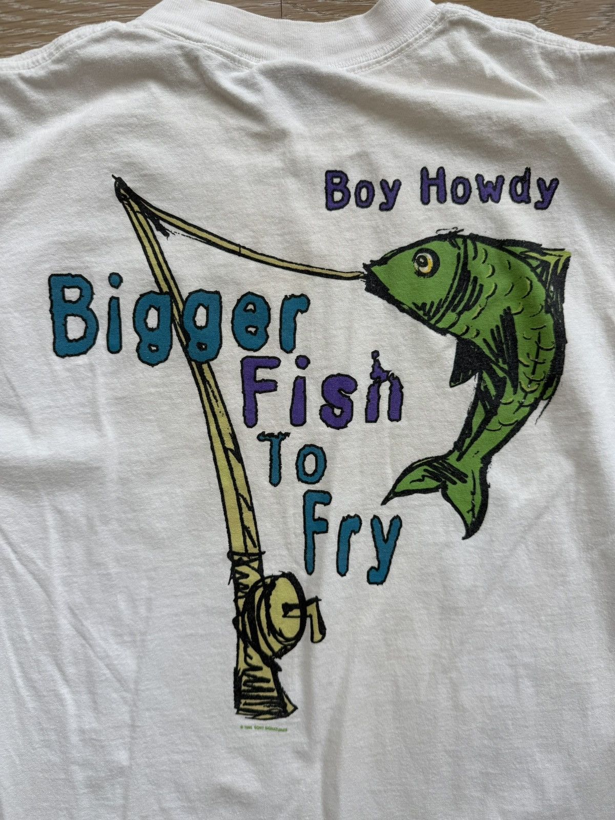 All Sport Vintage ‘95 Boy Howdy Fishing Sony promo shirt Size US L / EU 52-54 / 3 - 9 Thumbnail