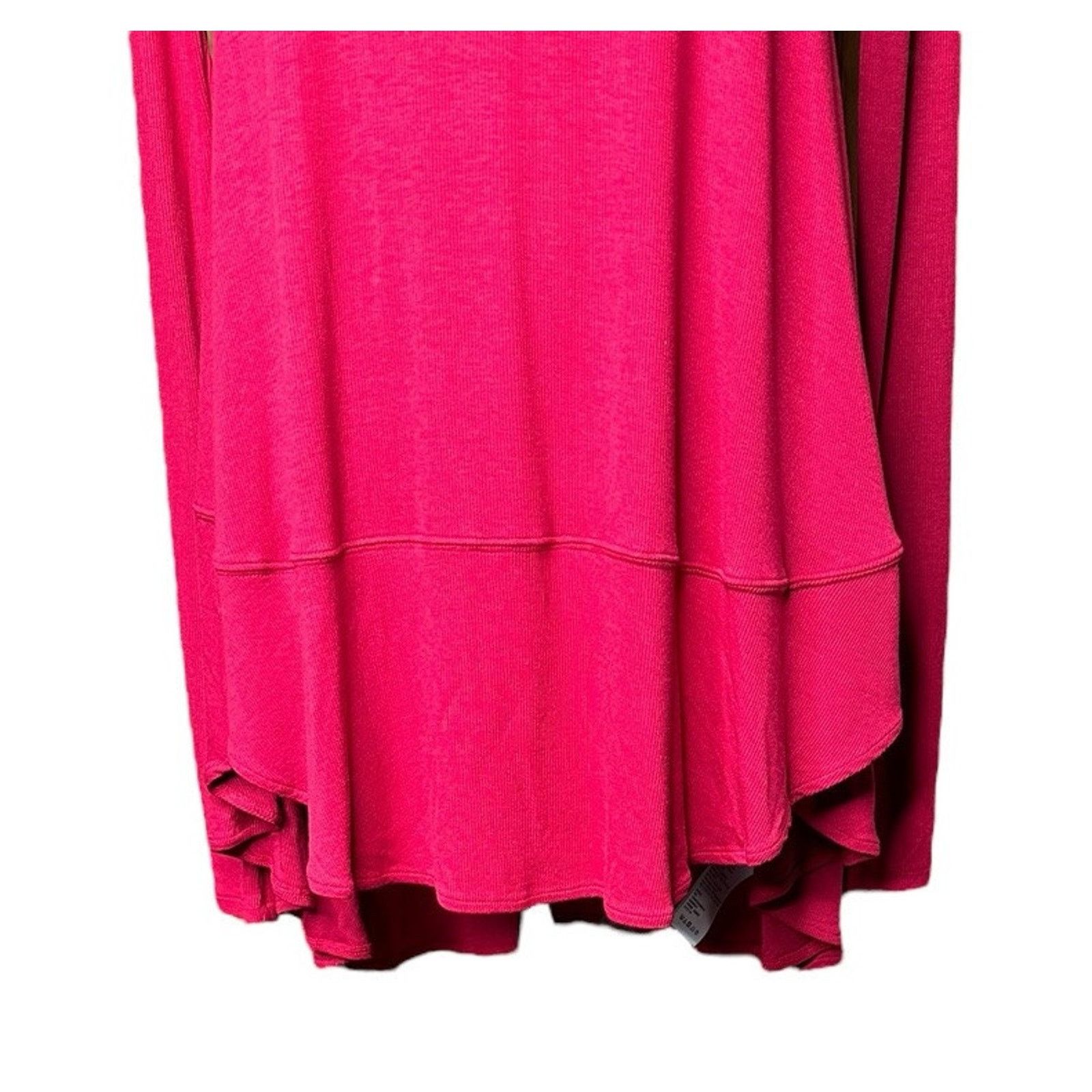 Free People Free People Red Downtown Girl Cut Out Swing Tunic Top Size S / US 4 / IT 40 - 4 Thumbnail