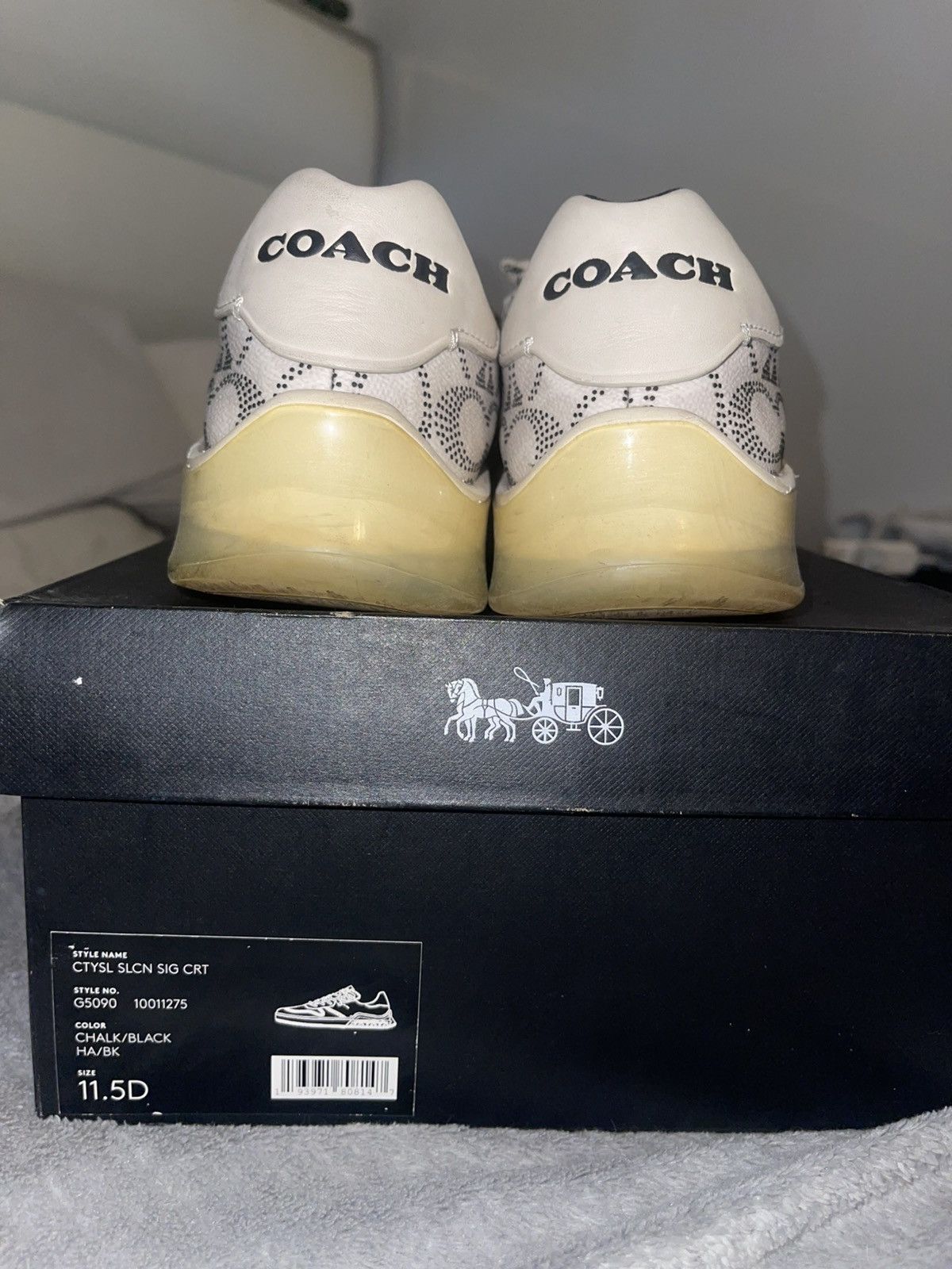 Coach Coach Sneakers Grey/Black 11.5 Size US 11.5 / EU 44-45 - 12 Thumbnail