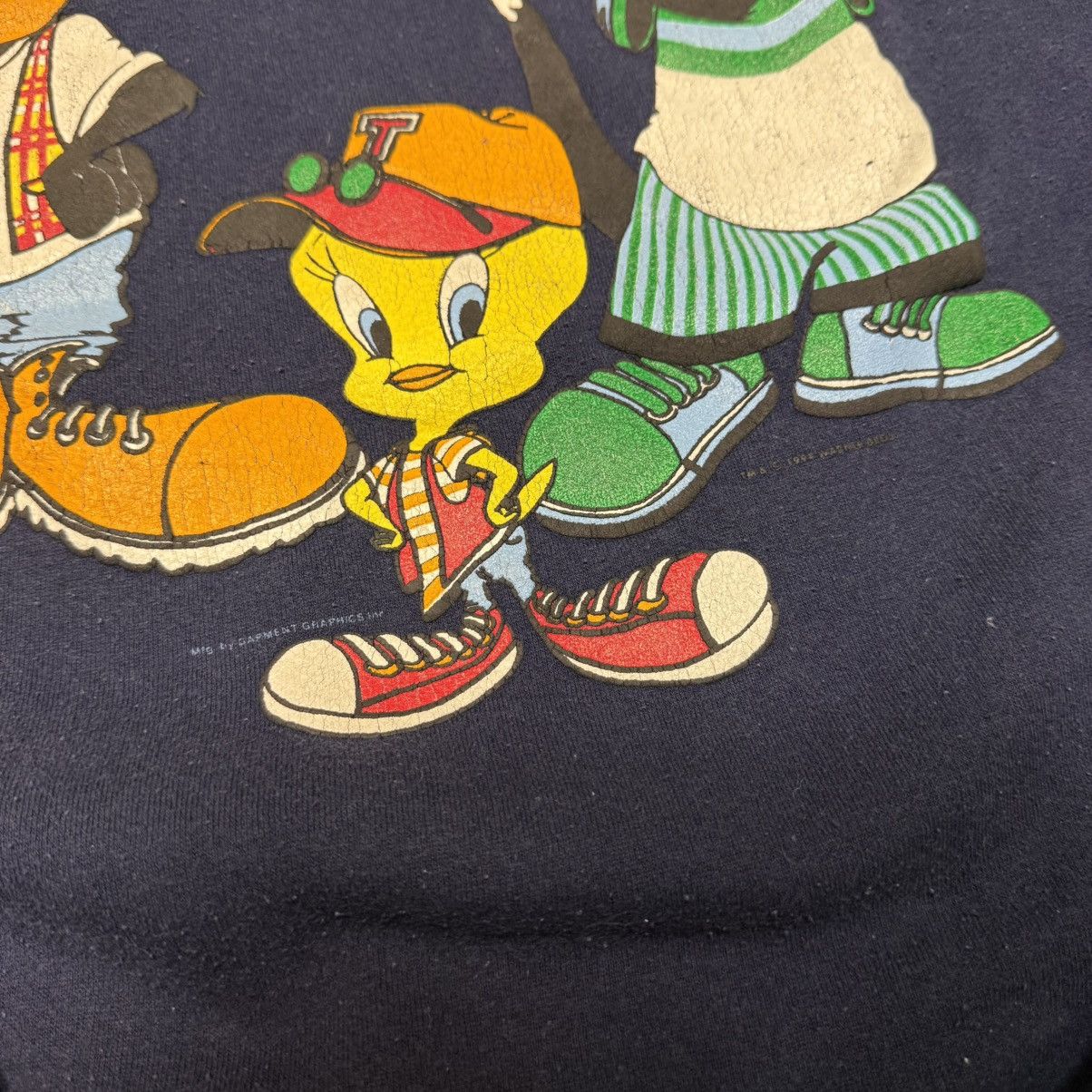 Other Vintage Looney Tunes Tweety Bugs Bunny Sylvester Crewneck Size US XXL / EU 58 / 5 - 5 Thumbnail