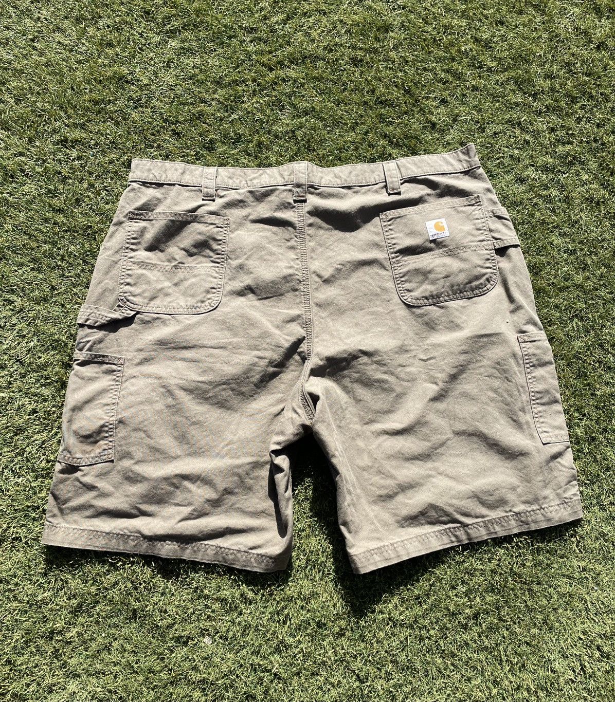 Carhartt Carhartt Loose Fit Canvas Utility Work Shorts Men's 46 Tan Size US 44 / EU 60 - 5 Thumbnail