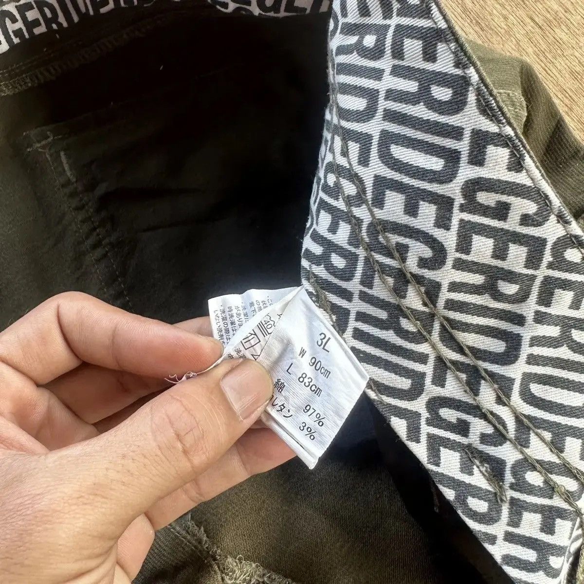 Voodoo Tactical VINTAGE DOUBLE KNEE UTILITY GERIDE JAPAN WORKWEAR CARGO PANT Size US 35 - 11 Thumbnail