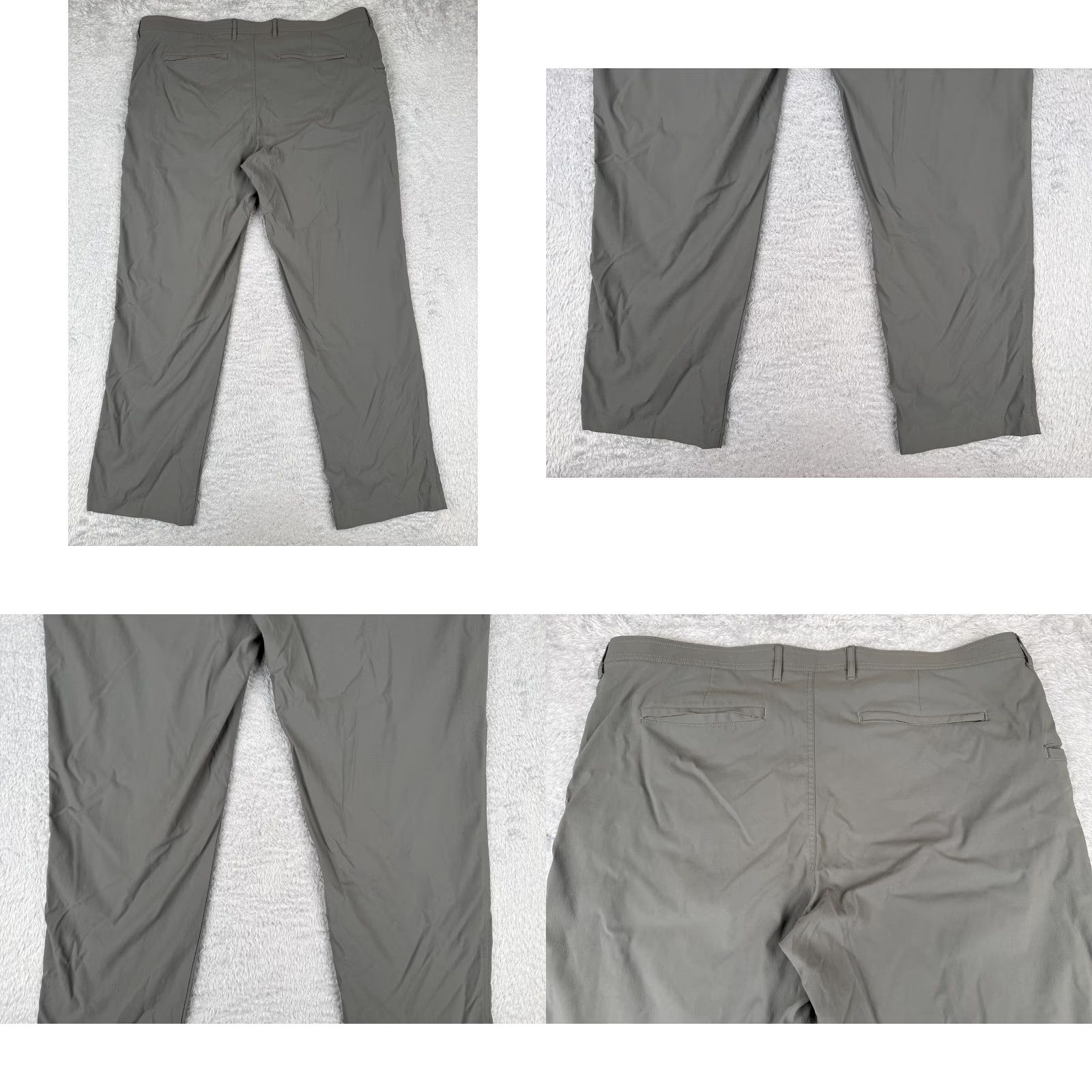 Vintage Cargo Pants Men 42 Gray Nylon Straight Leg Activewear Golf Hiking 42x32 Size US 42 / EU 58 - 9 Thumbnail