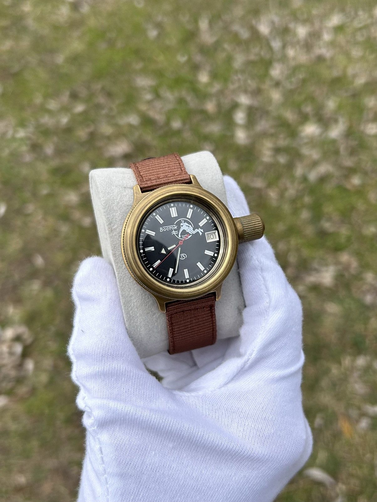 Vintage Vintage Watch Vostok Amphibia Custom Model Soviet USSR 1980s Size ONE SIZE - 10 Thumbnail