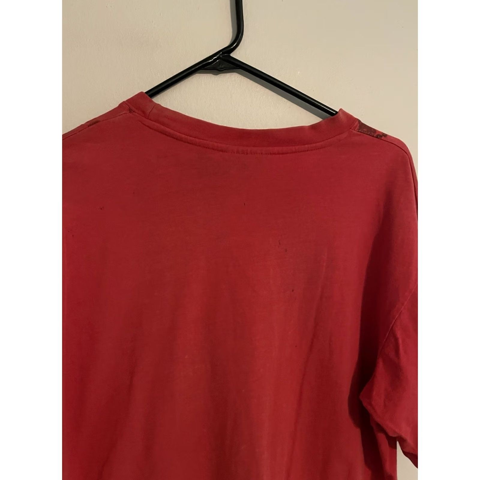 Southpole VINTAGE Southpole Red Graffiti Leather Logo T-Shirt Men's XLarge Size US XL / EU 56 / 4 - 5 Thumbnail