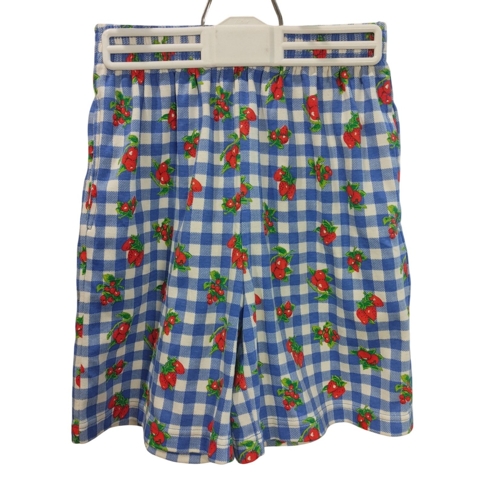 Other Karen Scott Women's S Blue/White Floral Print Plaid Shorts Size 28" / US 6 / IT 42 - 1 Thumbnail